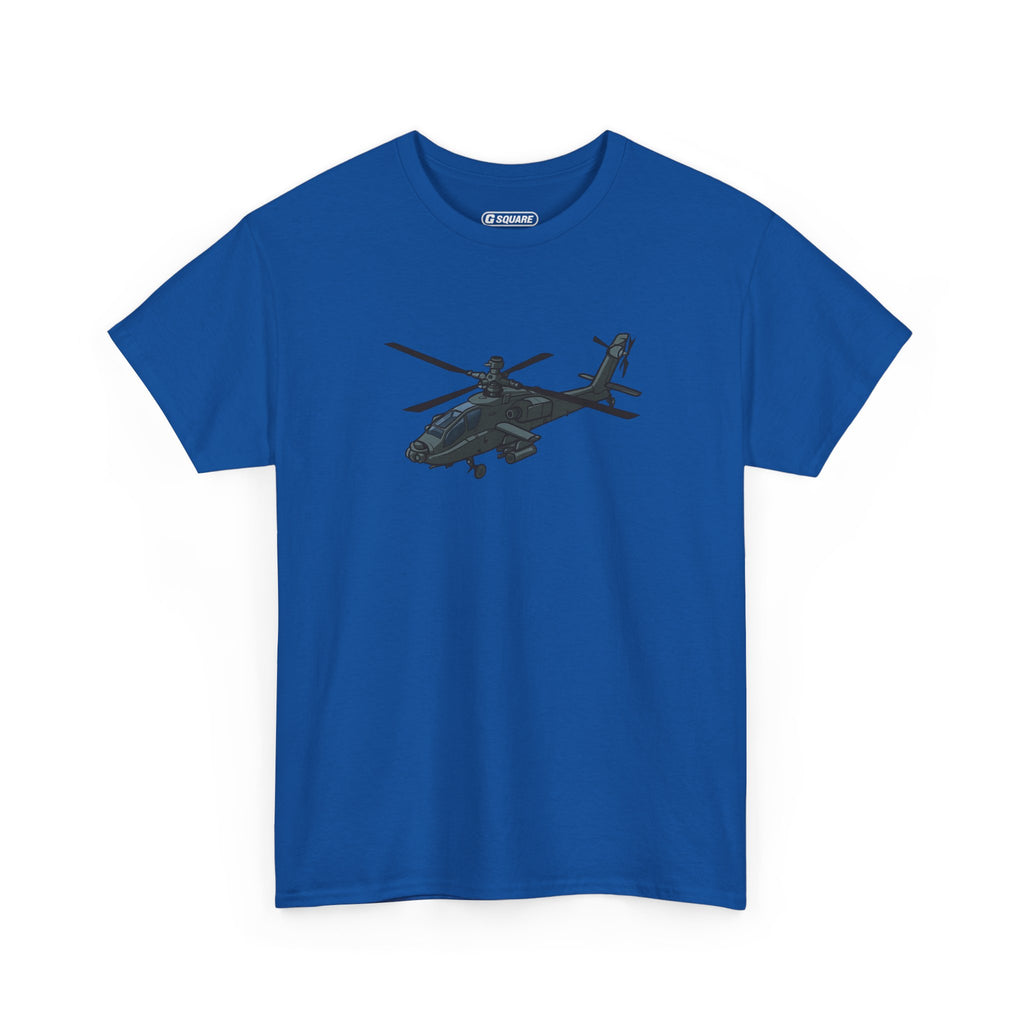 Helicopter Graphic Tee – Heavy Cotton Comfort for Aviation Fans