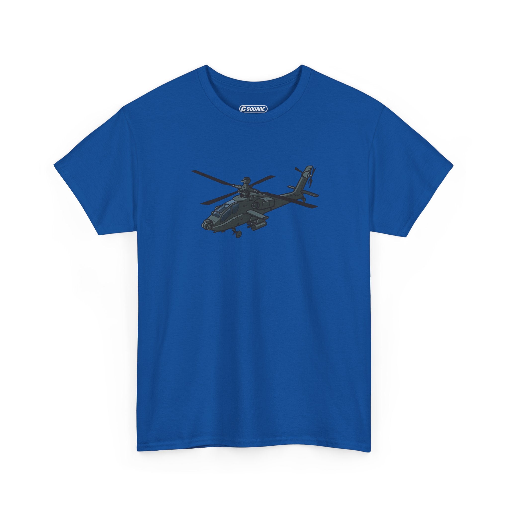 Helicopter Graphic Tee – Heavy Cotton Comfort for Aviation Fans
