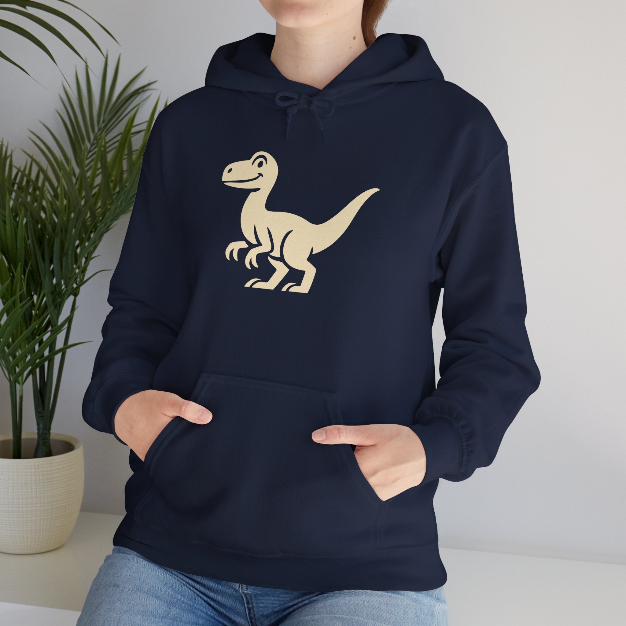Dinosaur Hoodie for Kids, Cute Dino Sweatshirt, Unisex Heavy Blend, Cozy Gift for Jurassic Fans, Ideal for Birthdays and Holidays