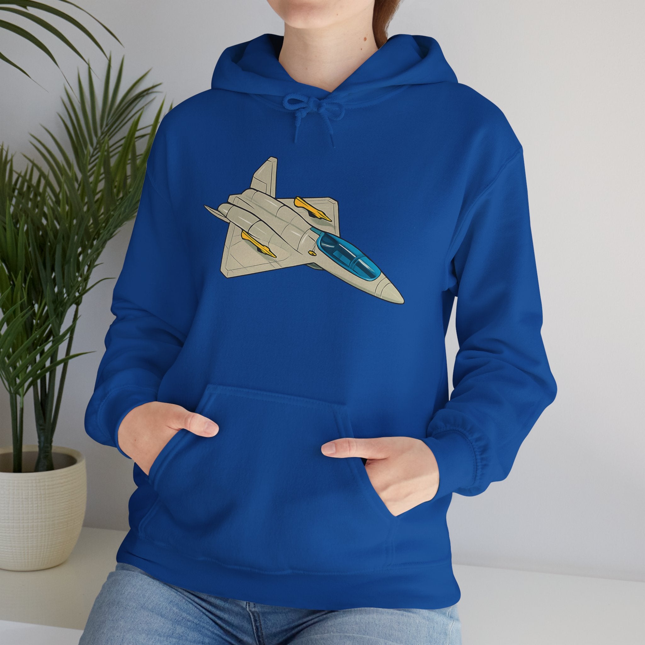 Fighter Jet Hoodie | Cozy Unisex Sweatshirt for Space Lovers, Ideal Gift for Birthdays, Holidays, and Casual Wear