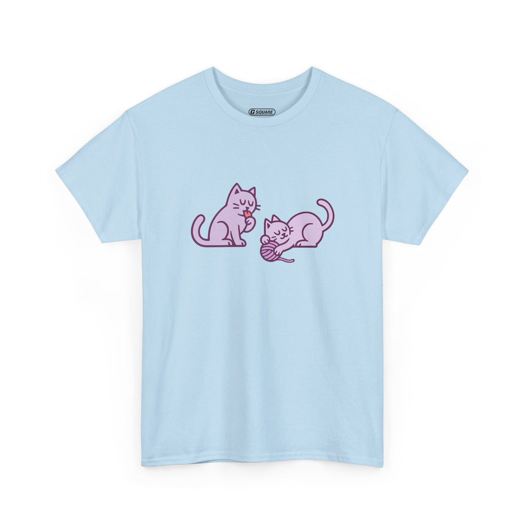 Playful Cat Tee – Cute Graphic Shirt for Cat Lovers