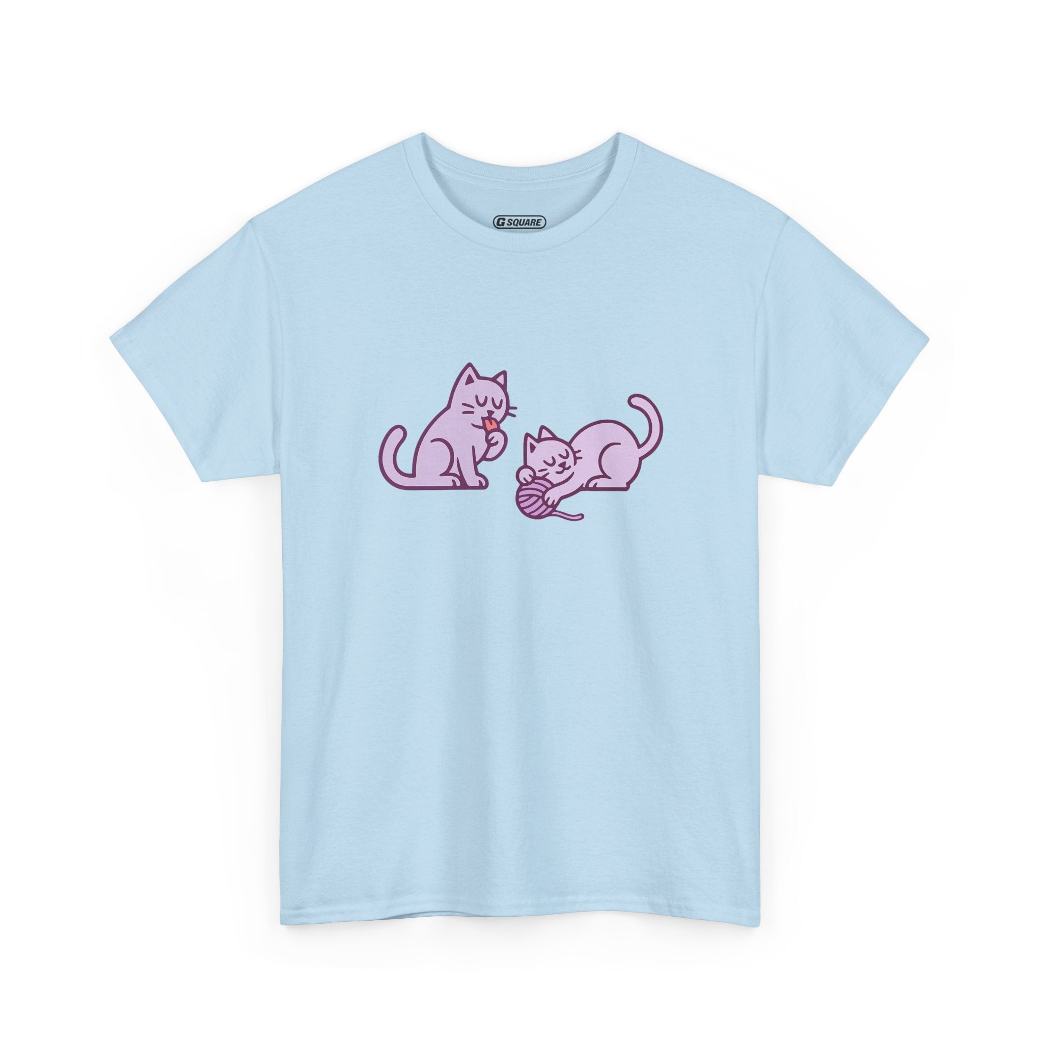 Playful Cat Tee – Cute Graphic Shirt for Cat Lovers