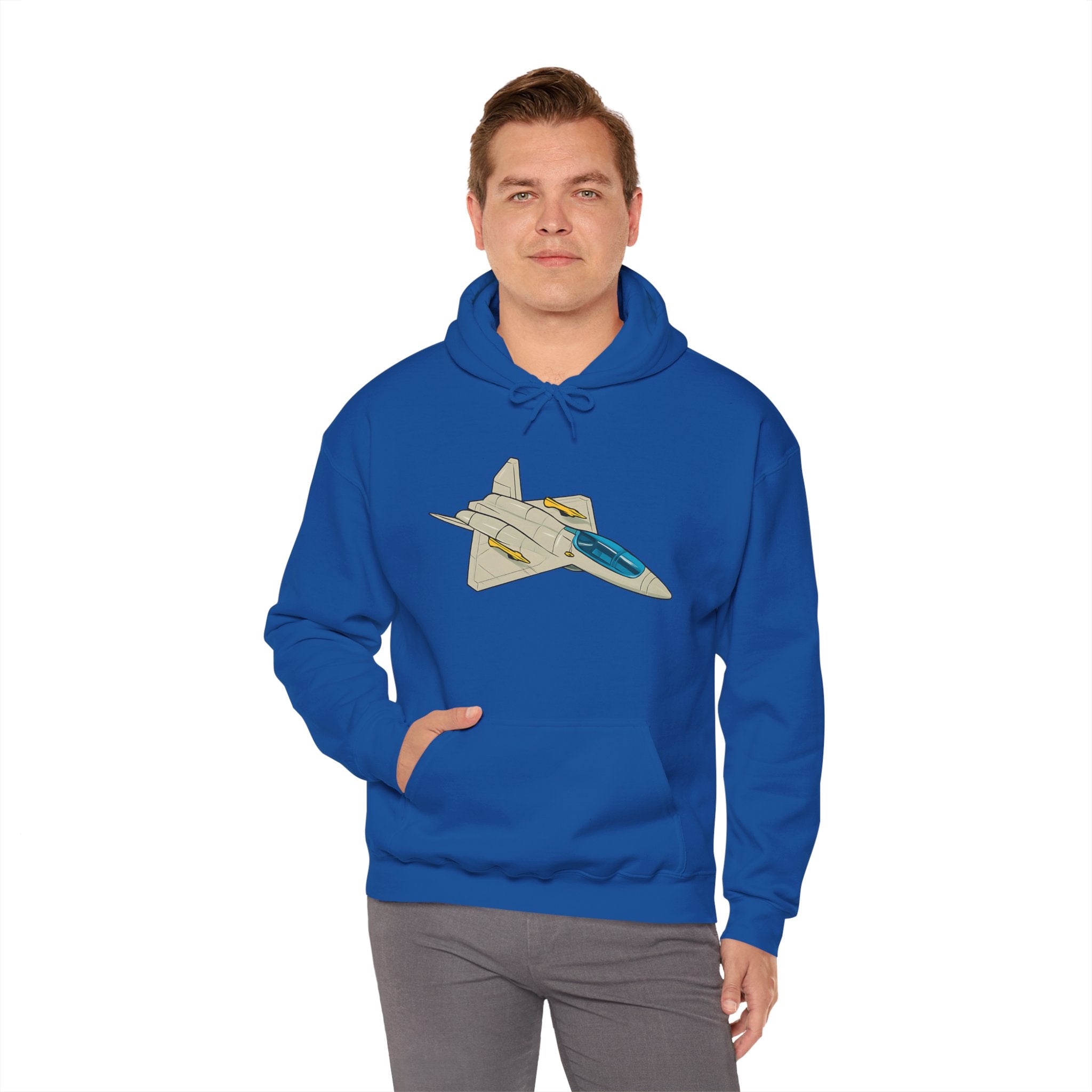 Fighter Jet Hoodie | Cozy Unisex Sweatshirt for Space Lovers, Ideal Gift for Birthdays, Holidays, and Casual Wear