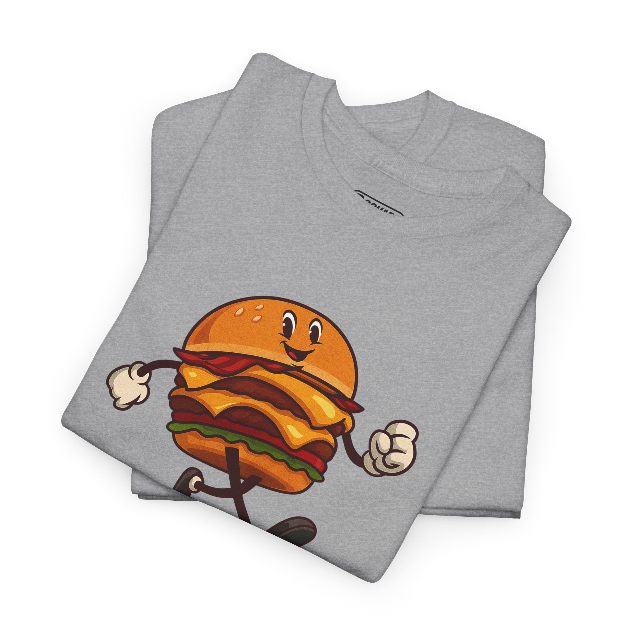 Cheerful Burger Tee – Fun Foodie Style for Grill Lovers
