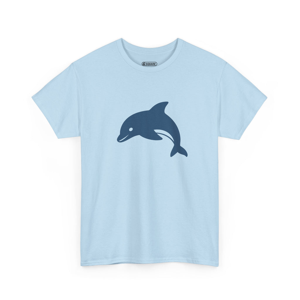 Dolphin Tee – Ocean-Themed Cotton Comfort for Beach Lovers