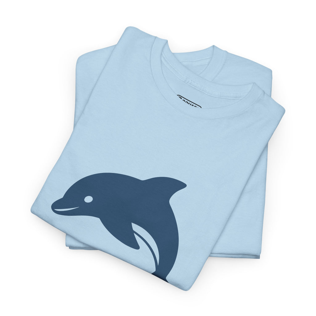Dolphin Tee – Ocean-Themed Cotton Comfort for Beach Lovers