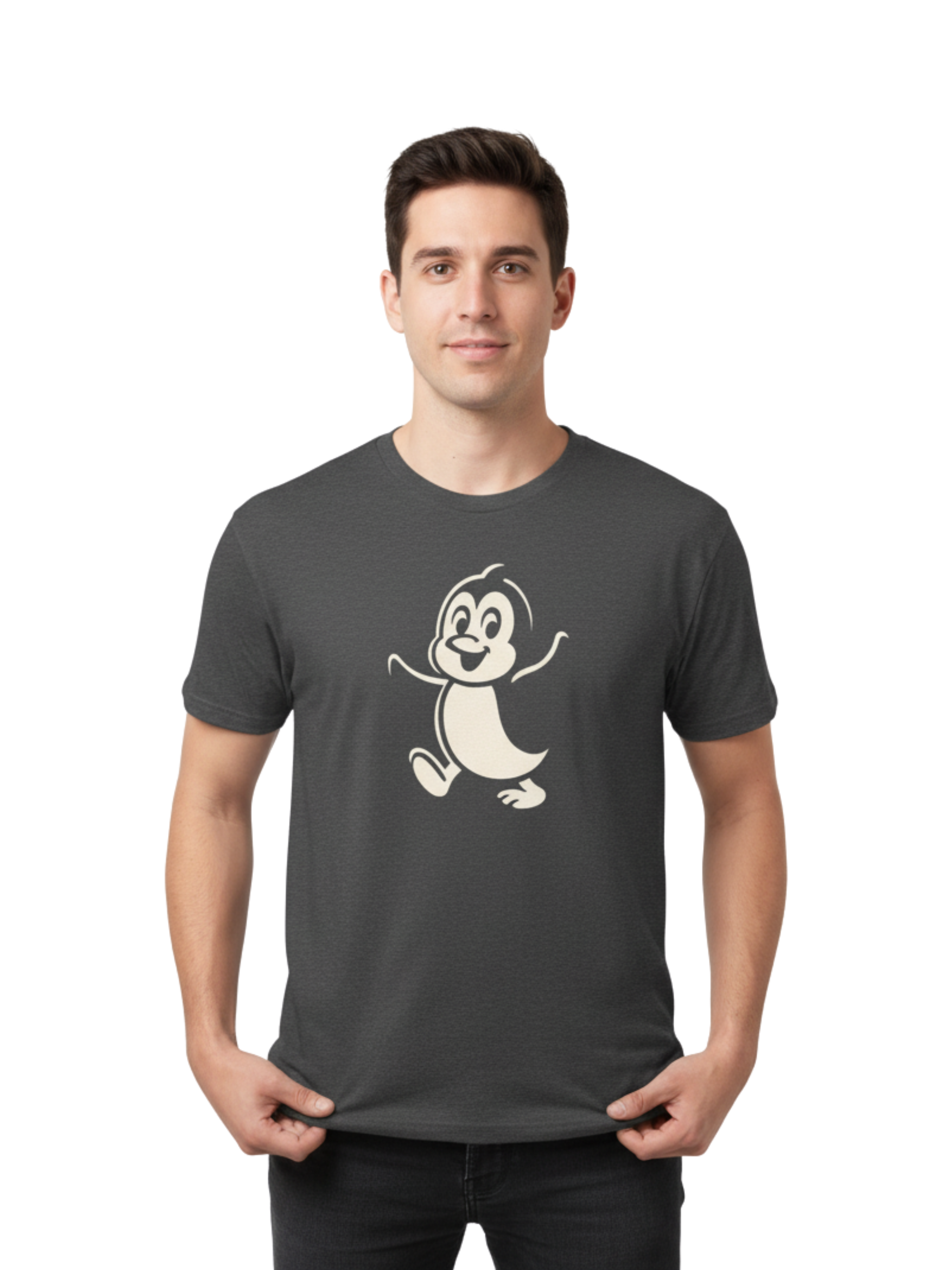 Playful Penguin Graphic Tee