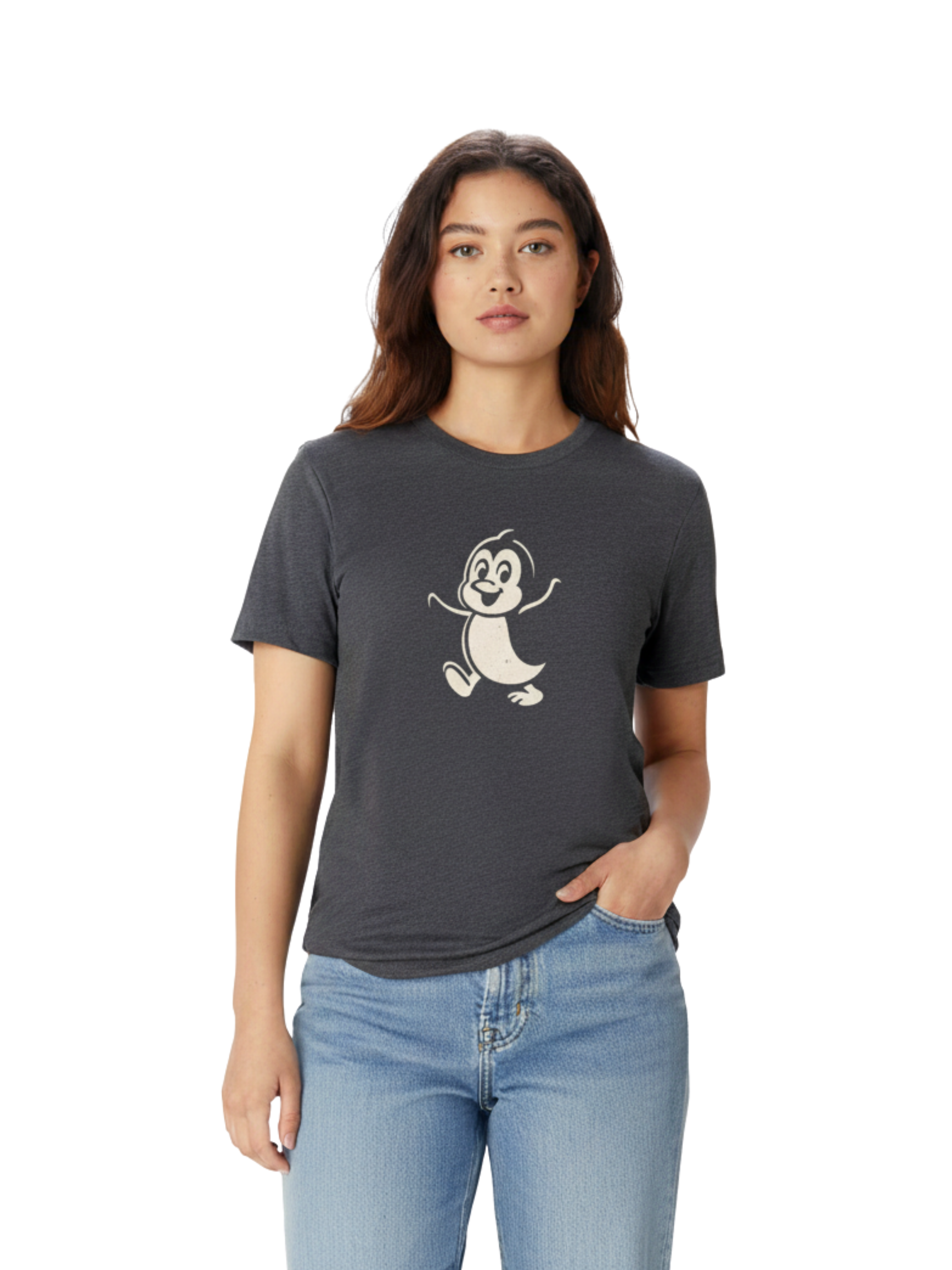Playful Penguin Graphic Tee