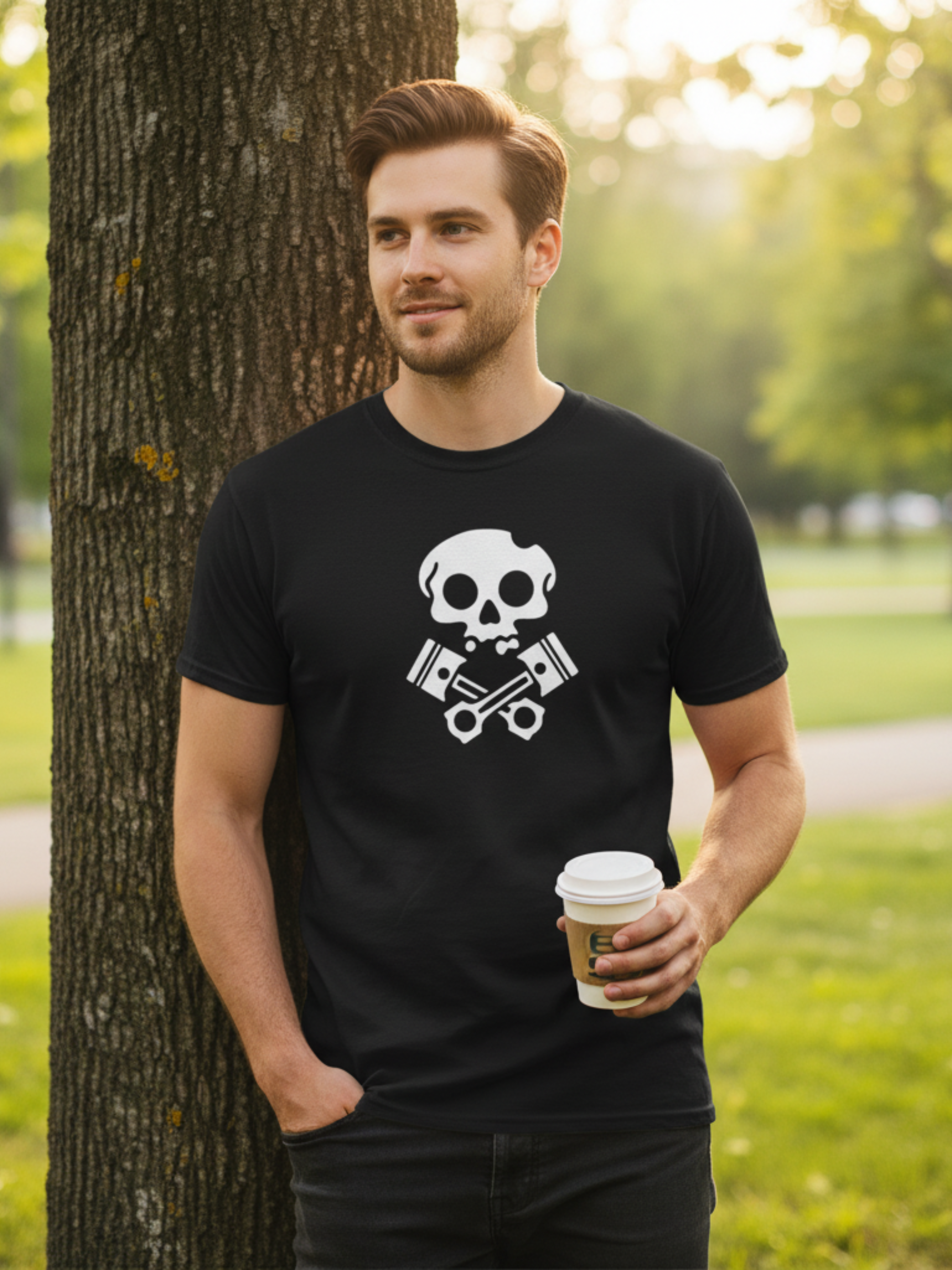 Iron Skull Piston Tee