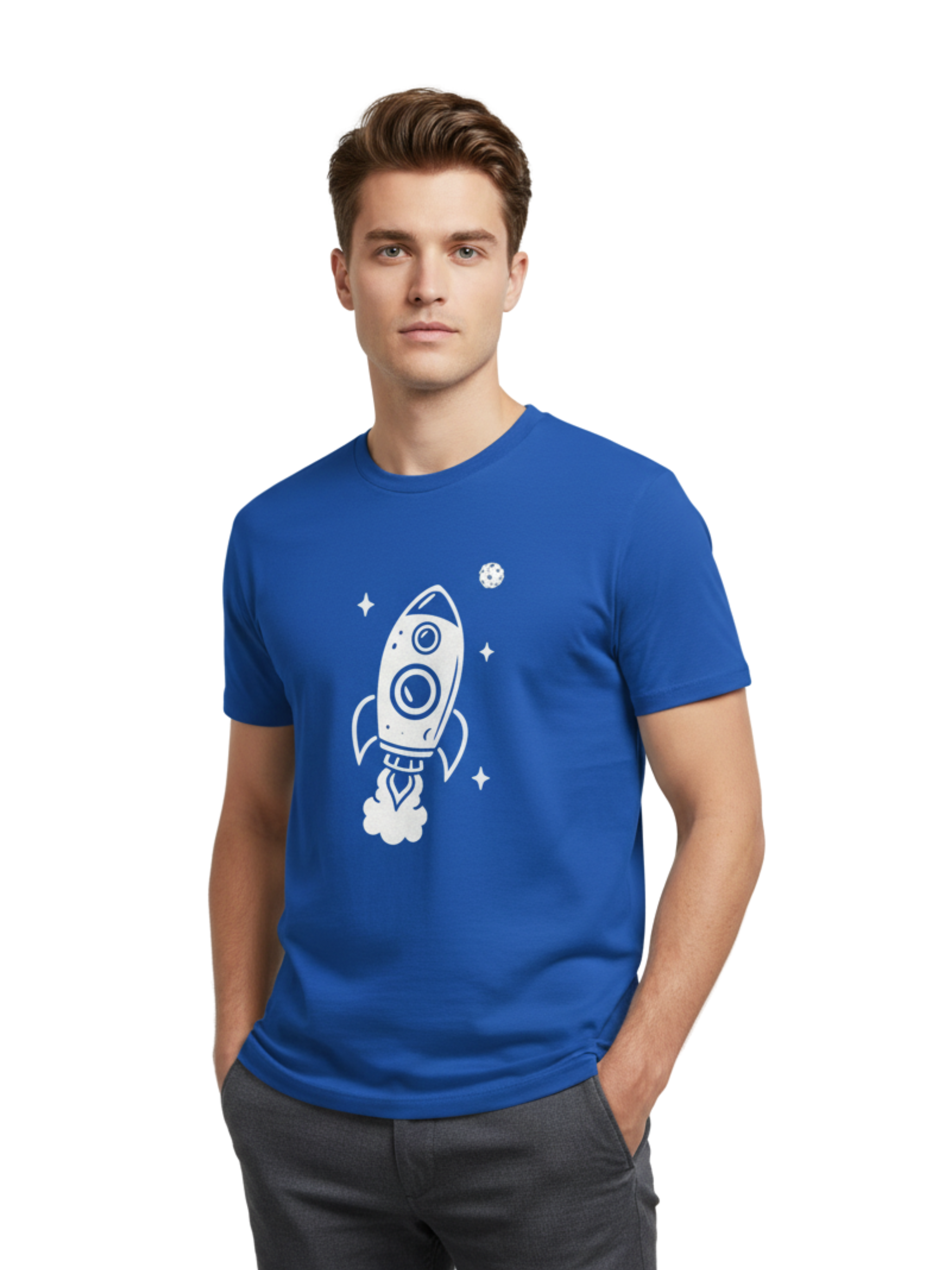 Rocket Launch Unisex Heavy Cotton Tee