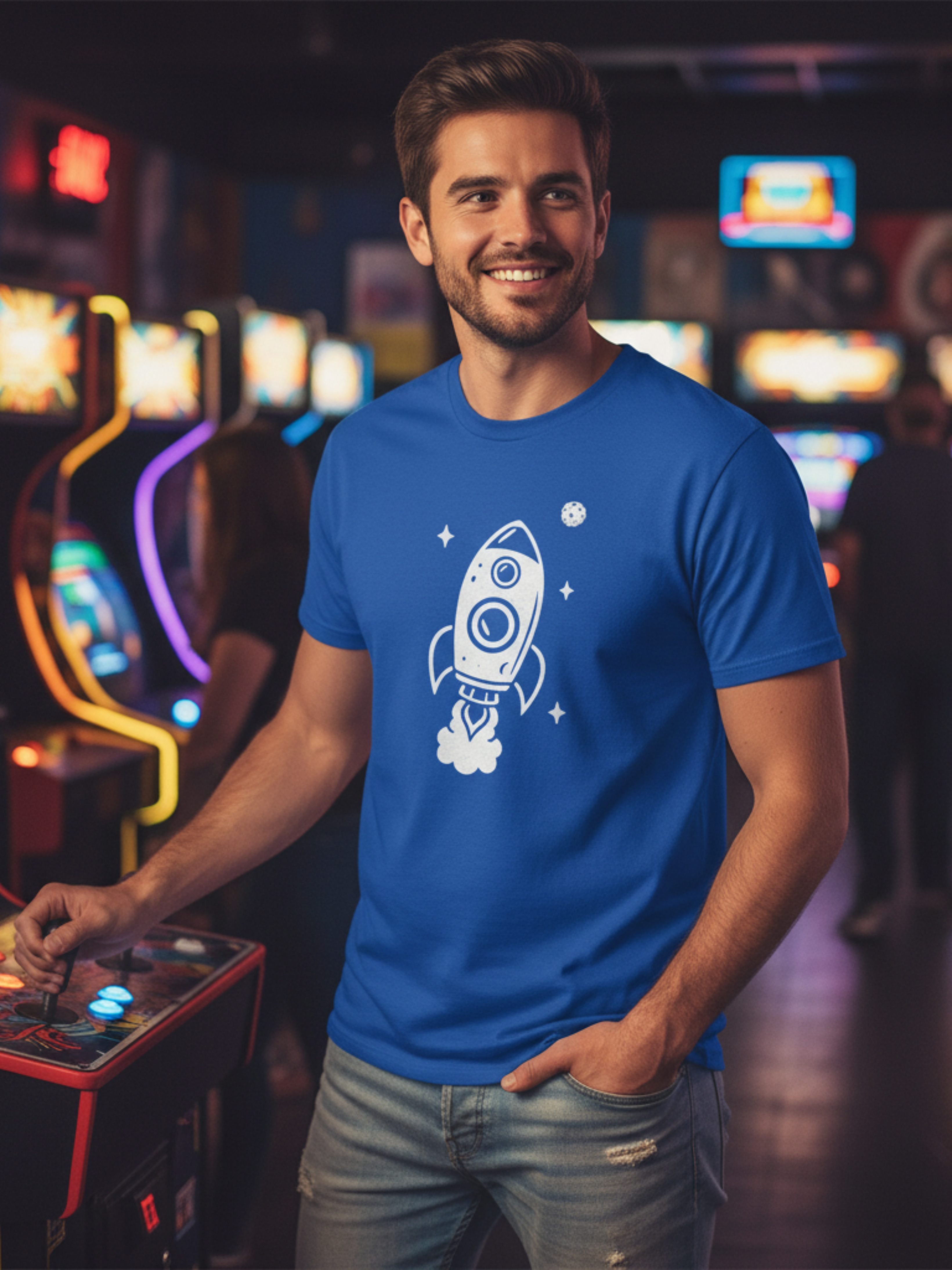 Rocket Launch Unisex Heavy Cotton Tee