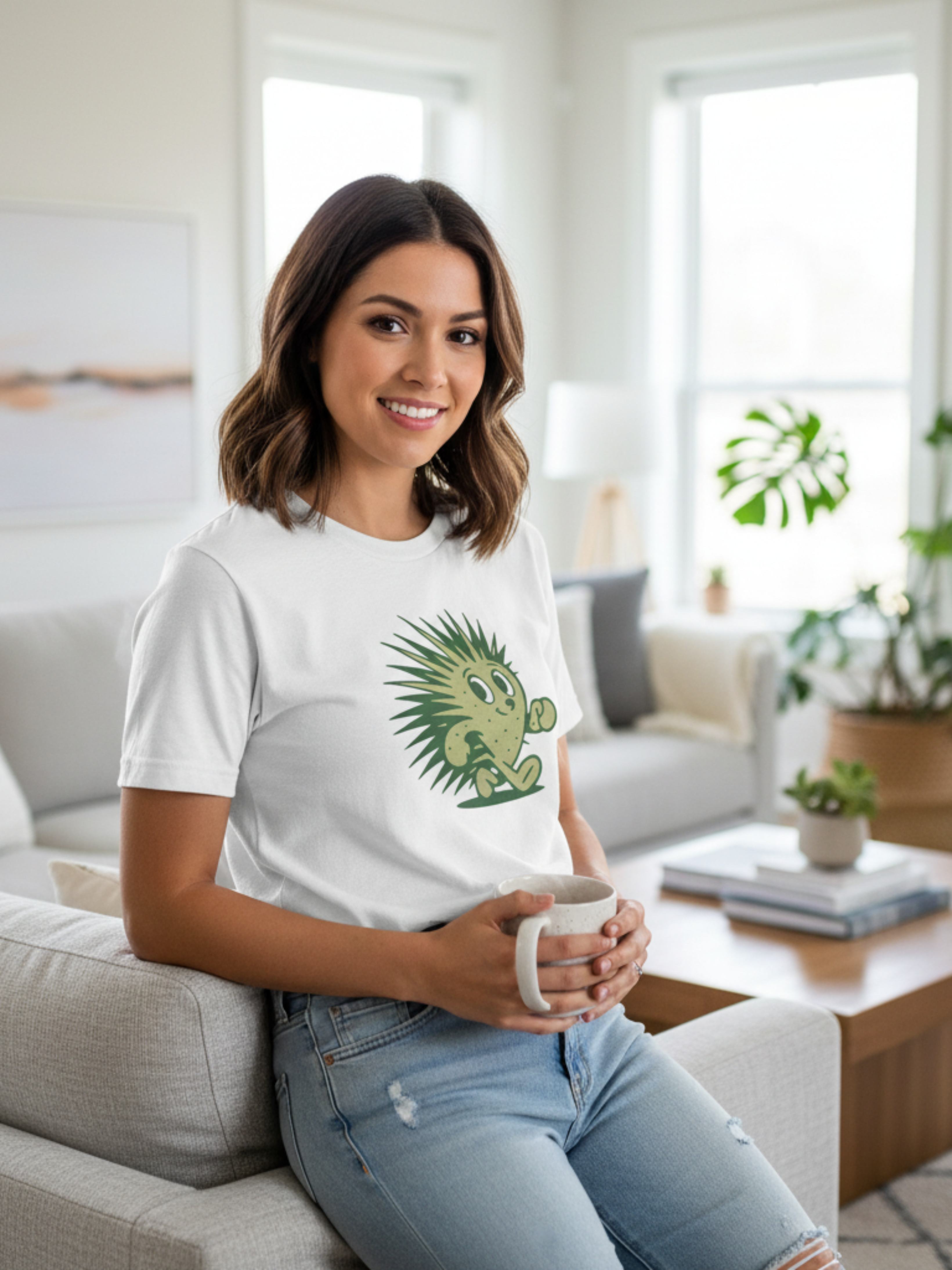 Happy Hedgehog Graphic Tee