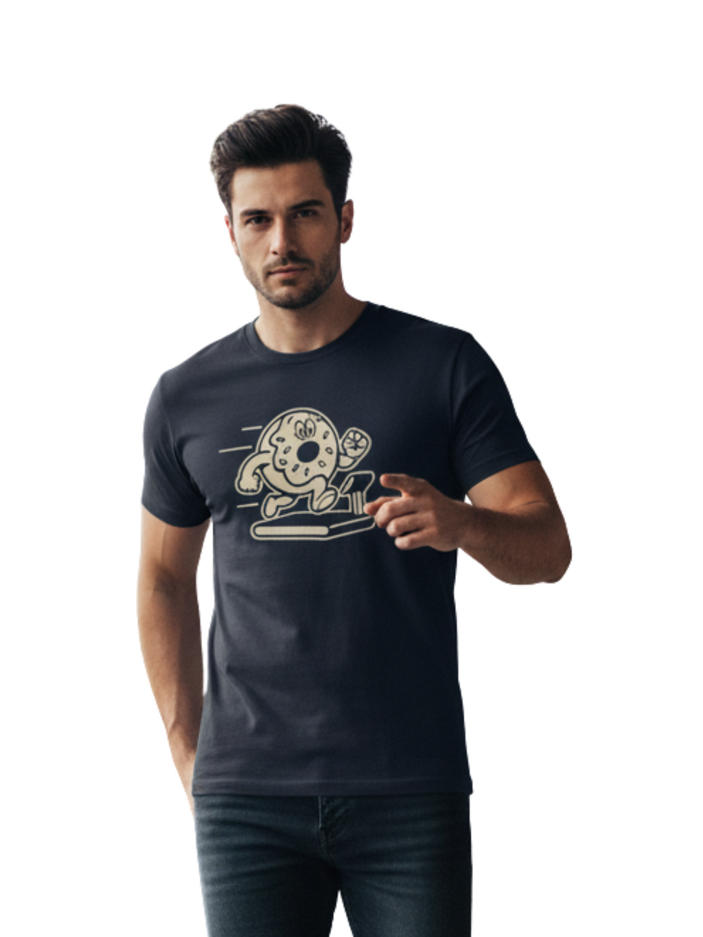 Donut Stop Running Tee