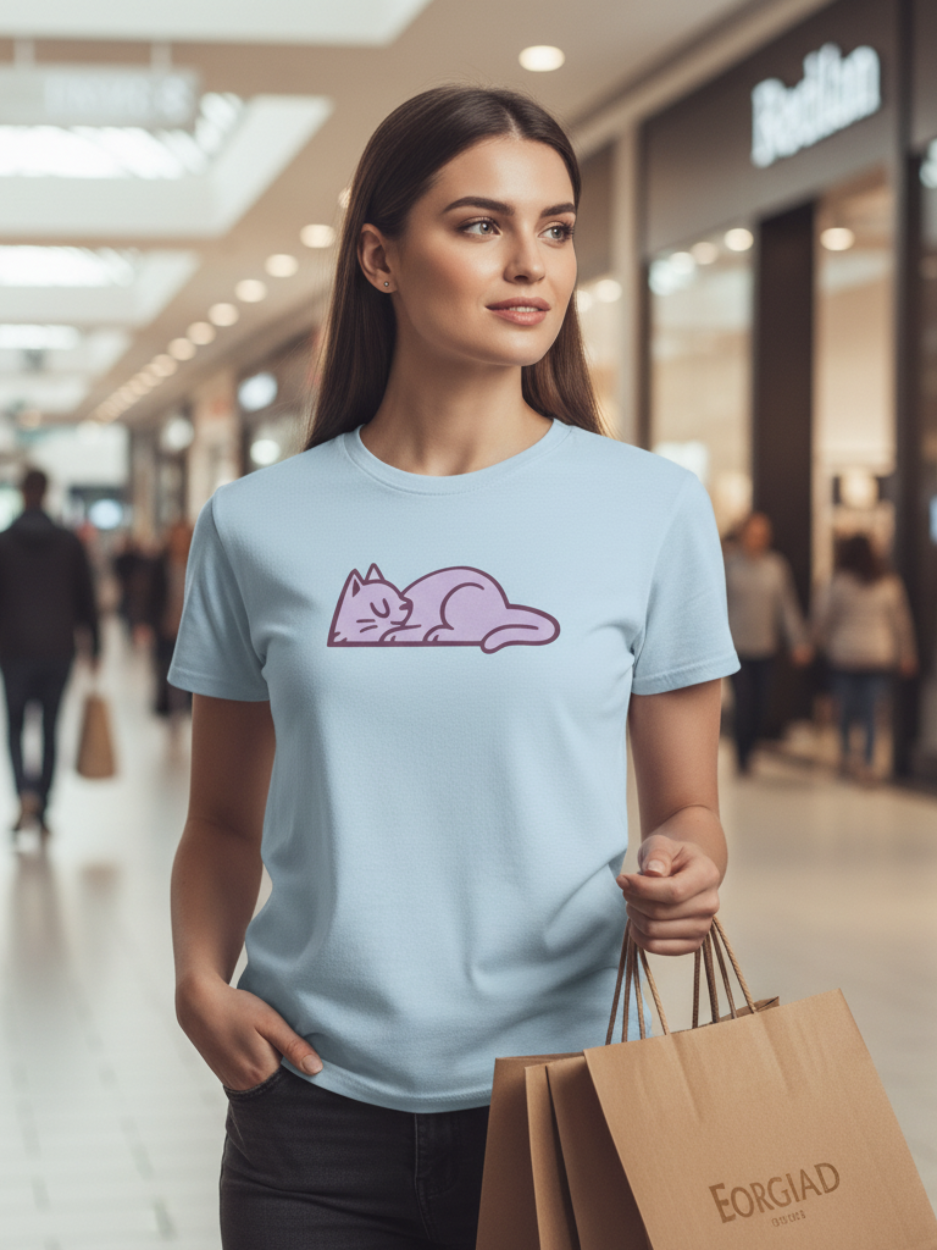 Purrfect Nap Cat Tee