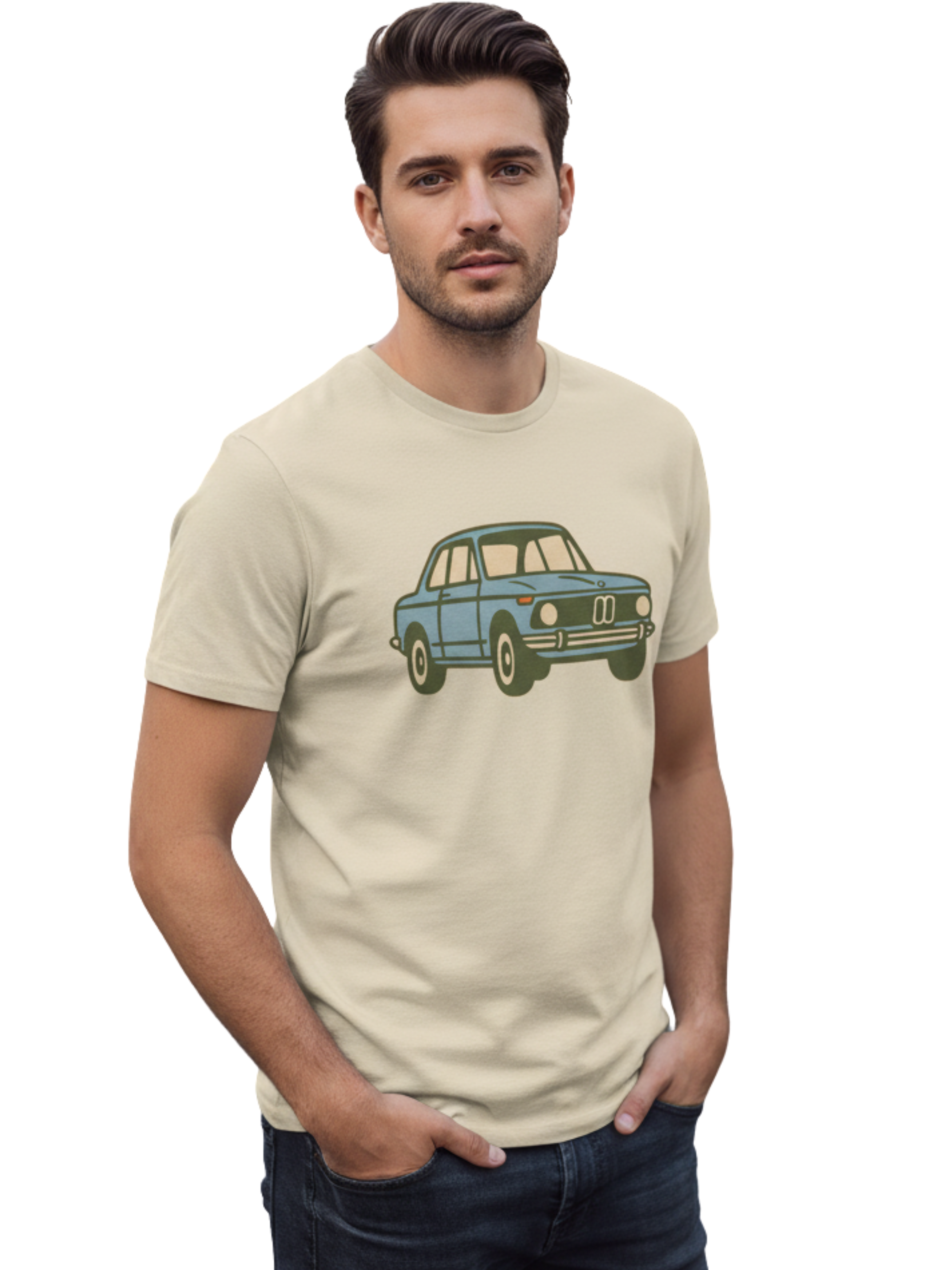Retro Beemer Classic Car Tee