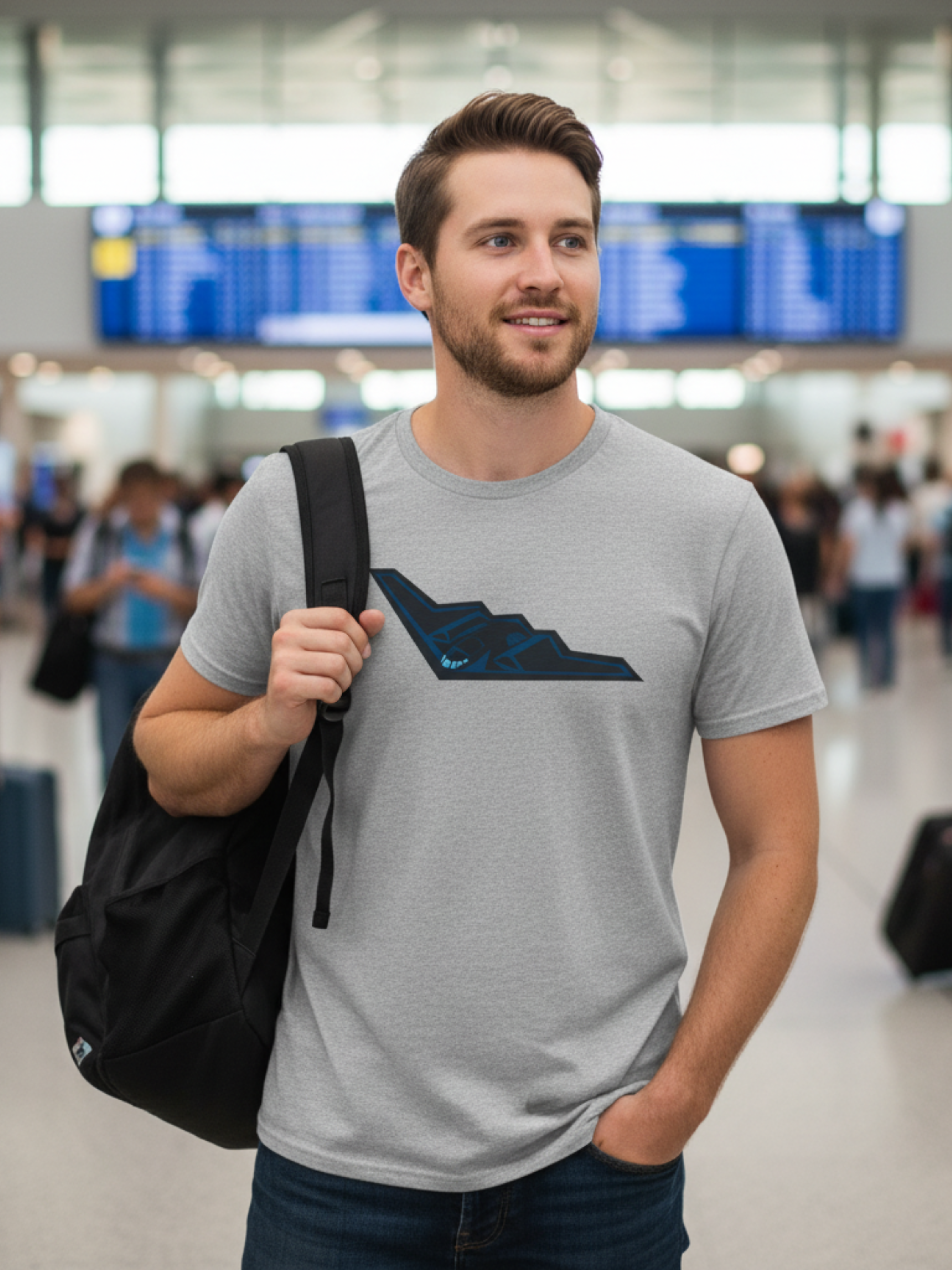 B-2 Spirit Stealth Jet Graphic Tee