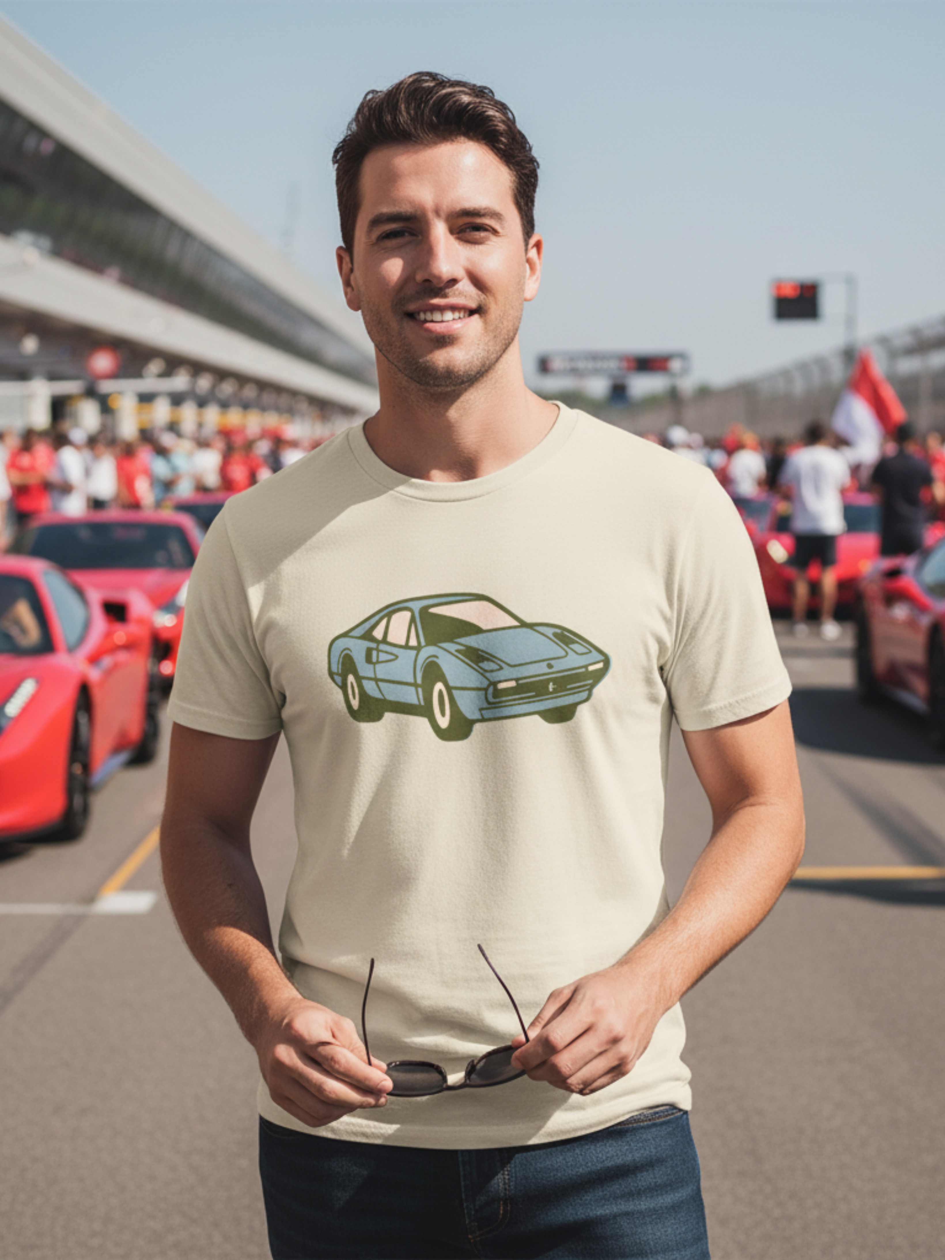 Retro Ferrari 308 Graphic Tee