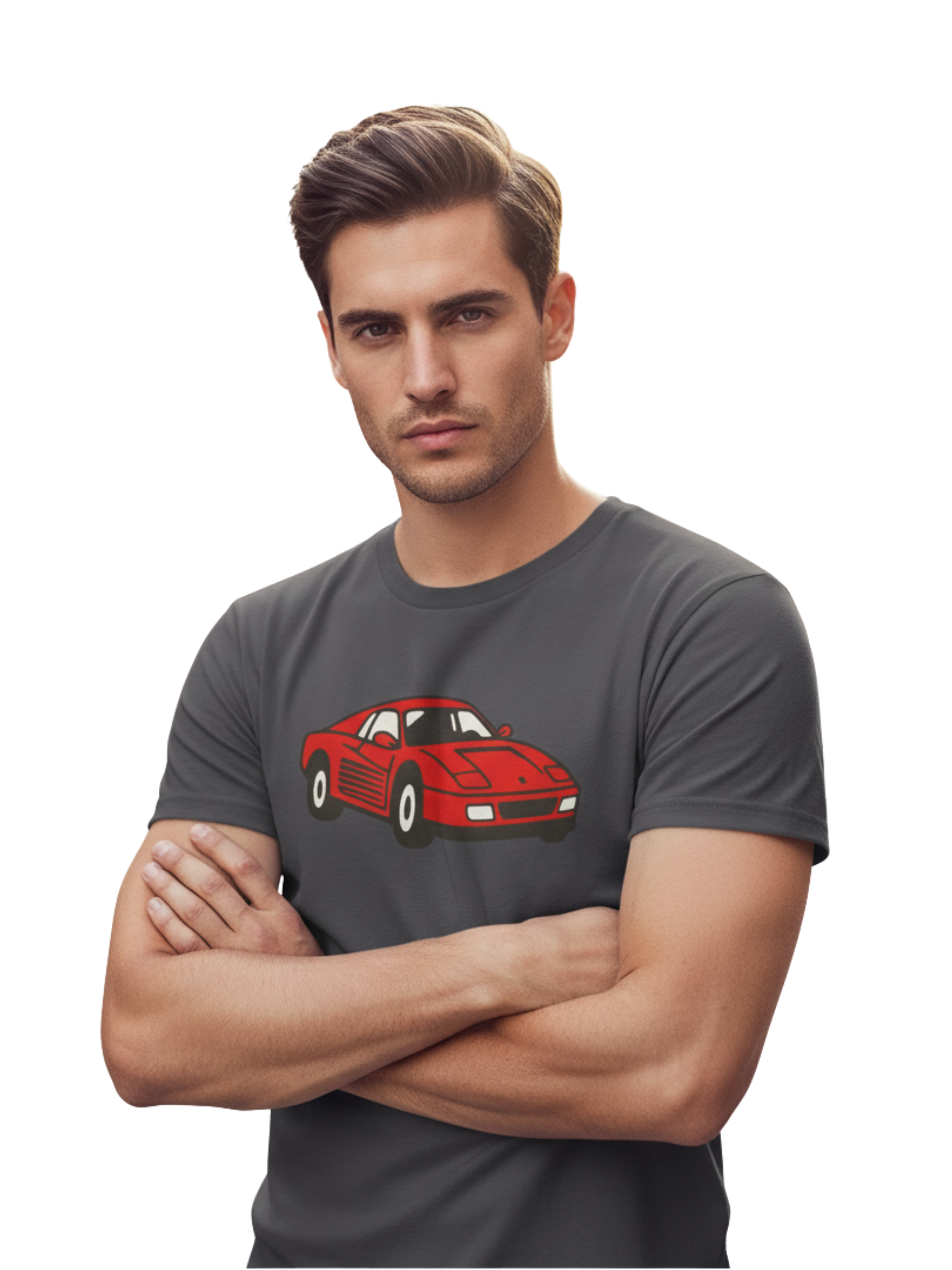 Vintage Testarossa Tee – Retro Sport Car Style for Car Lovers