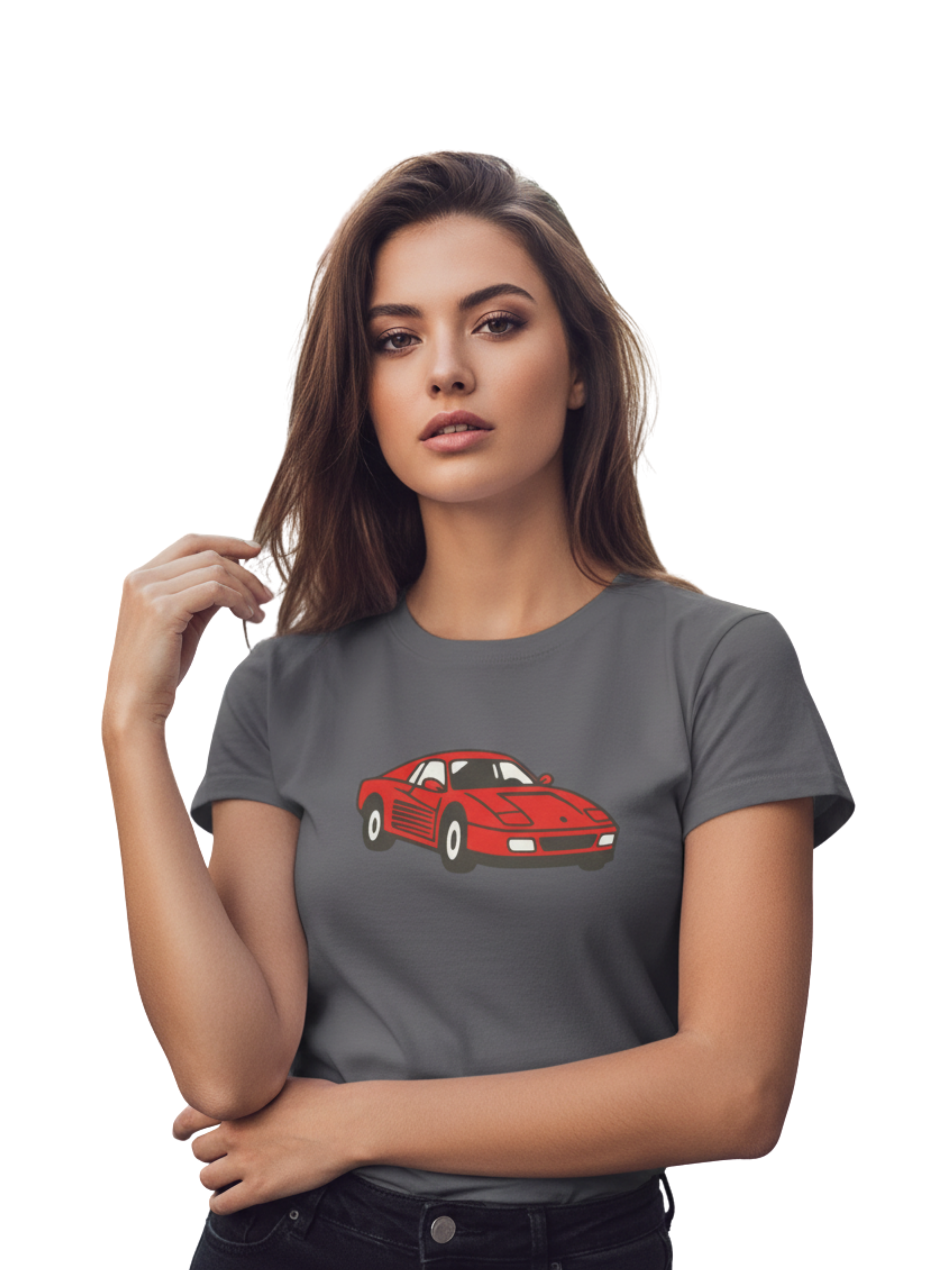 Vintage Testarossa Tee – Retro Sport Car Style for Car Lovers
