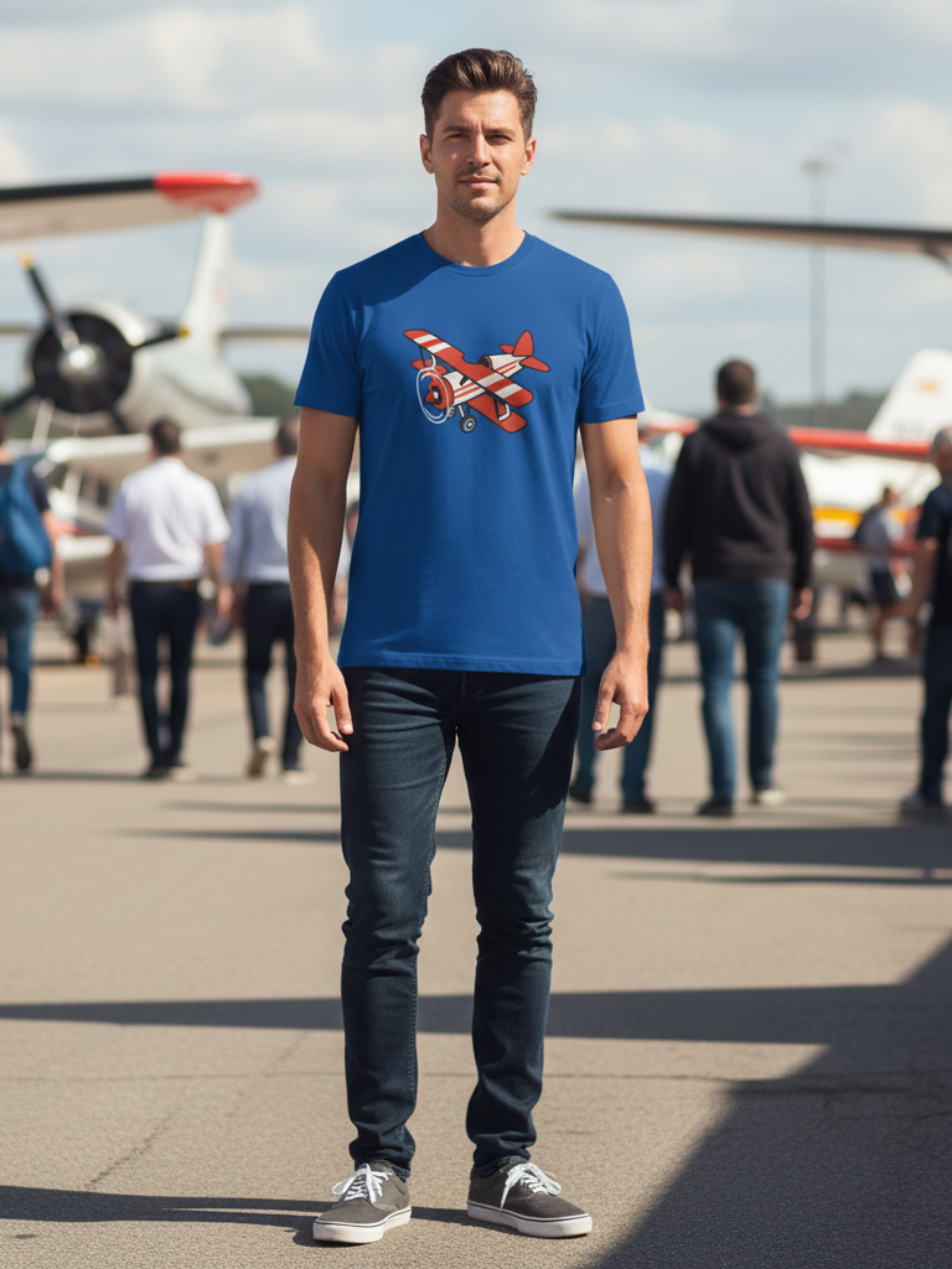 Vintage Airplane Tee – Retro Flight Style for Aviation Lovers