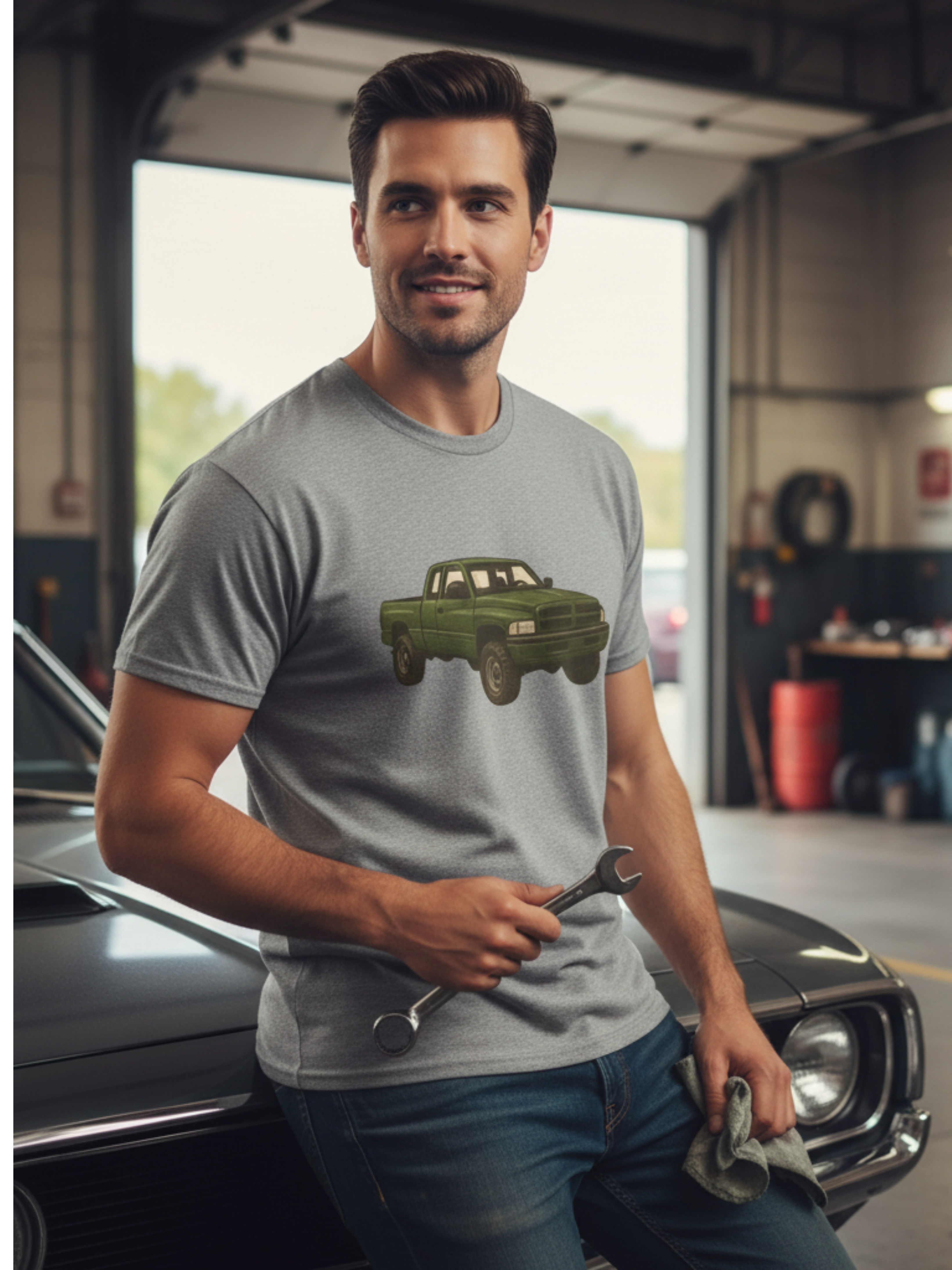 Classic Truck Tee – Heavy Cotton Comfort for Truck Lovers