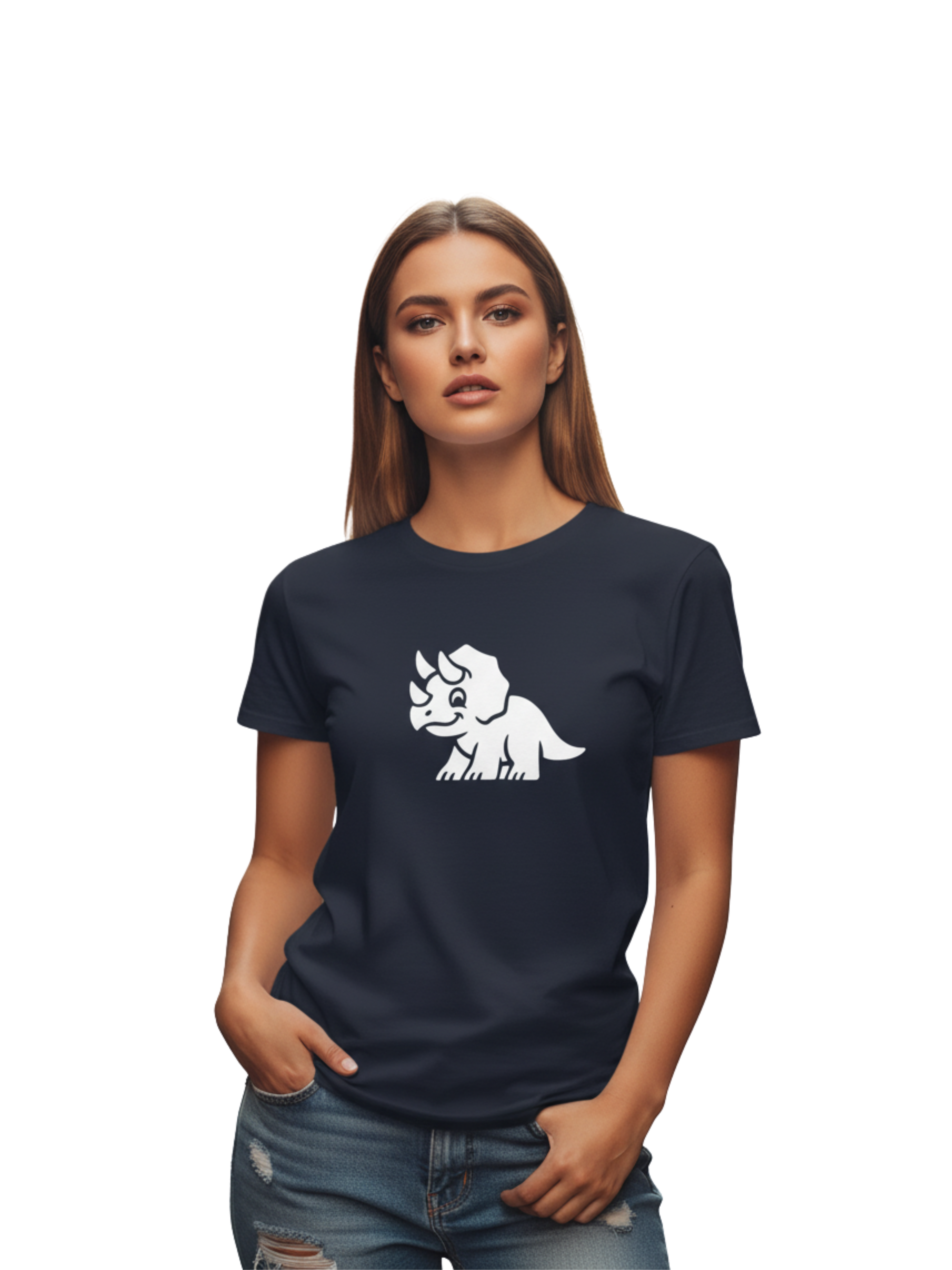Dinosaur Graphic Tee – Cute Cotton Style for Kids & Adults
