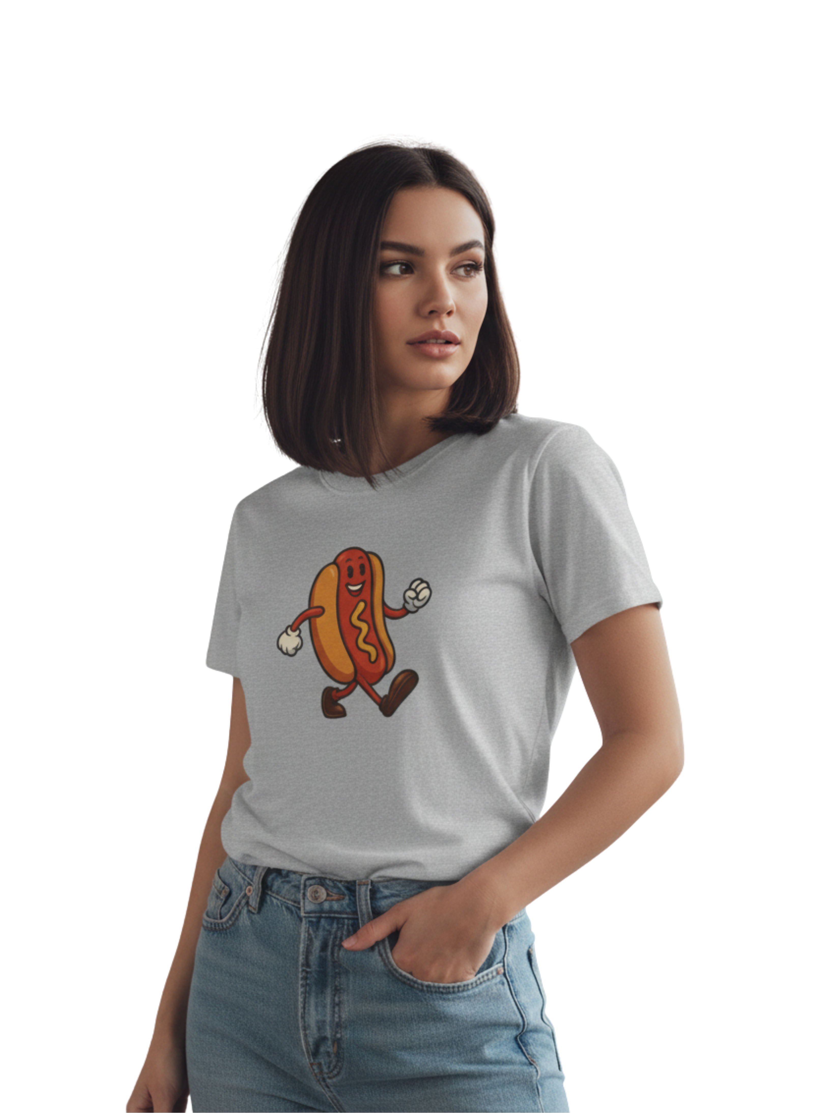 Funny Hot Dog Tee – Heavy Cotton Comfort for Food Lovers