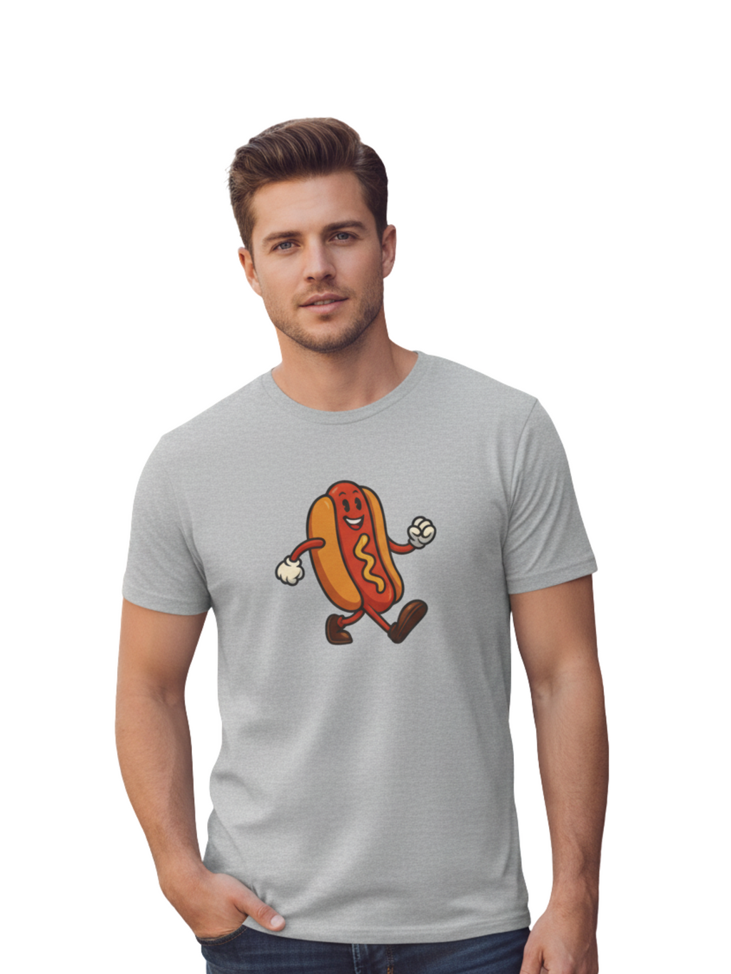 Funny Hot Dog Tee – Heavy Cotton Comfort for Food Lovers