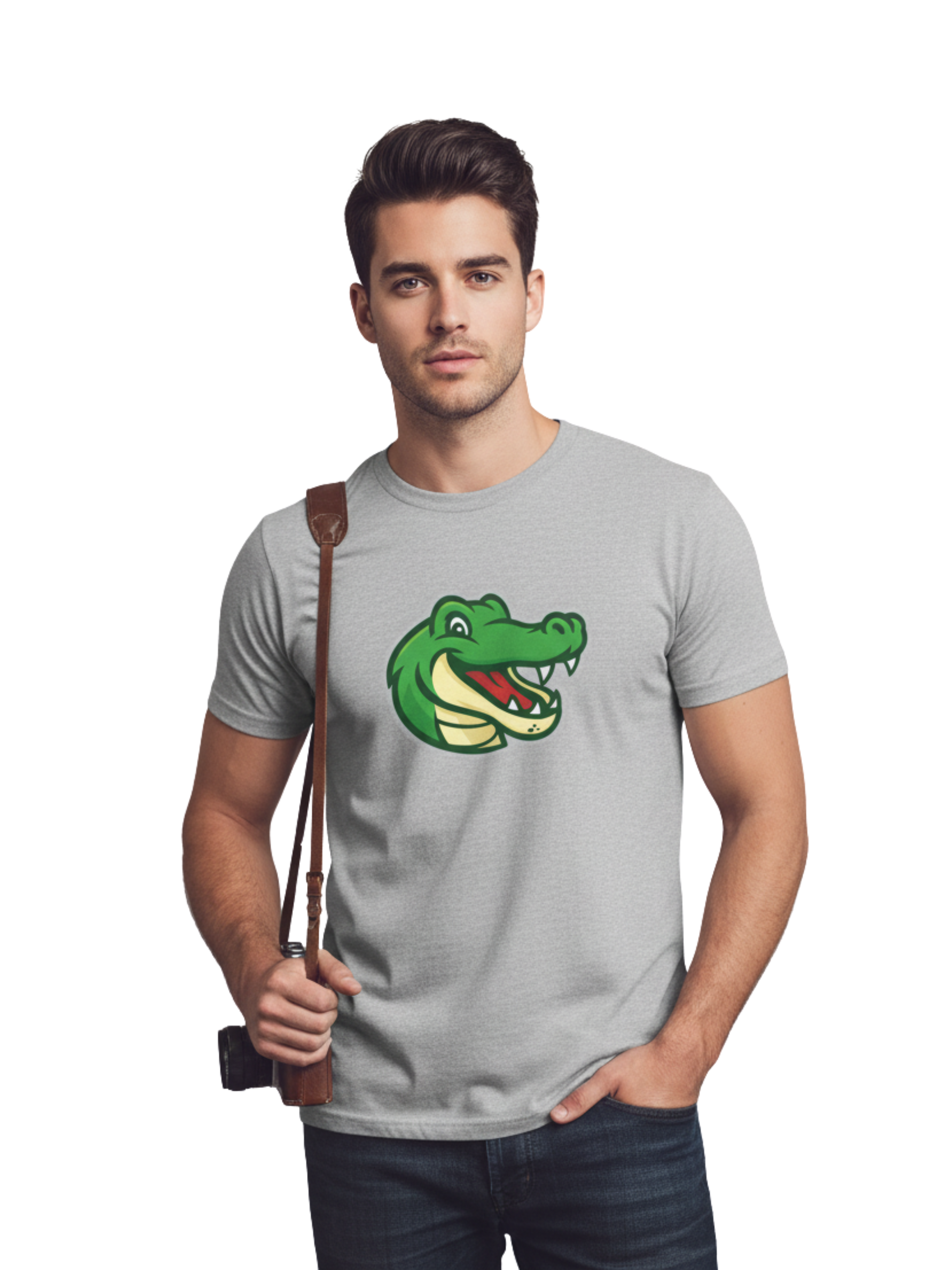 Gator Graphic Tee – Heavy Cotton Comfort for Sports Fans