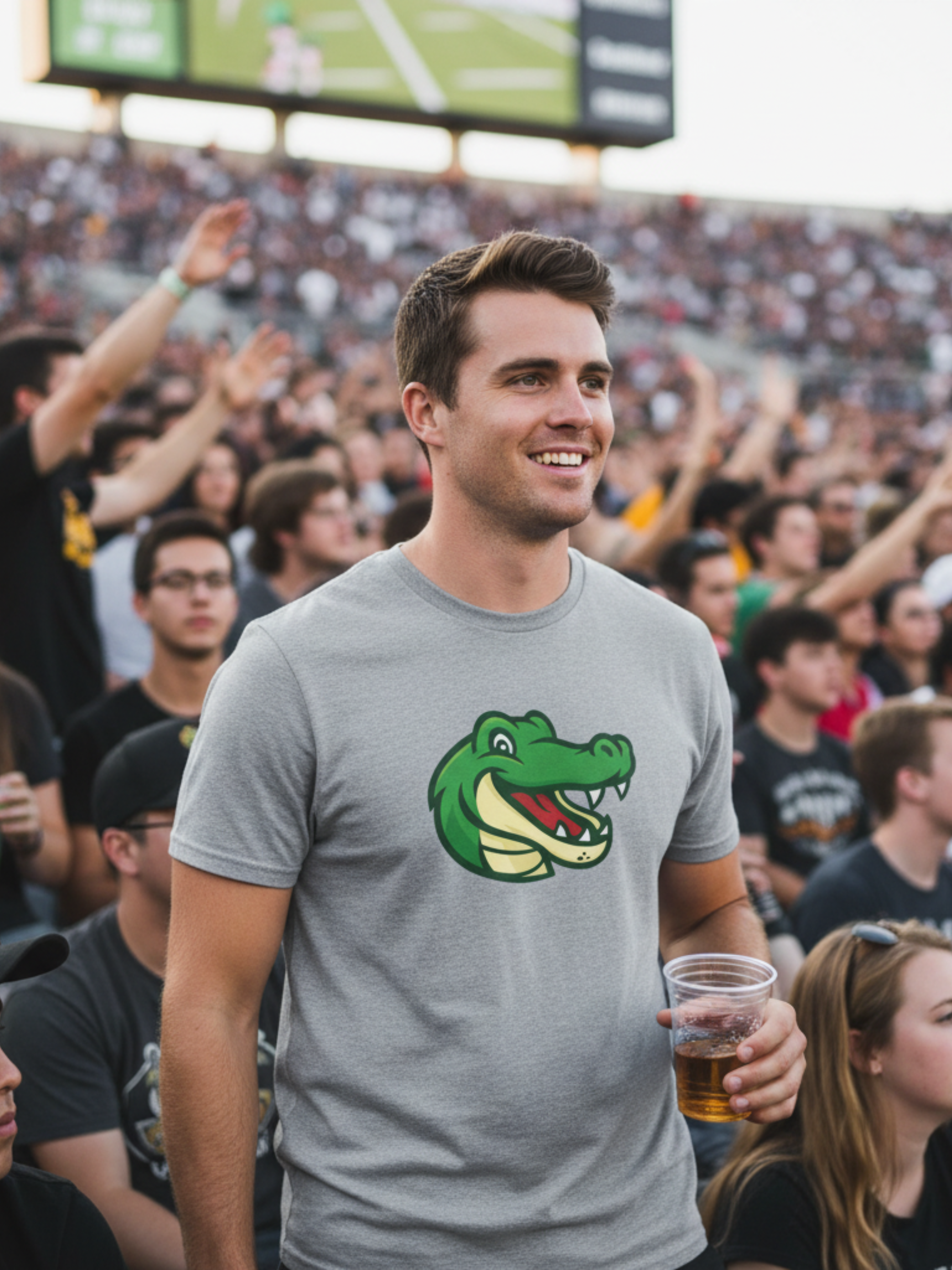 Gator Graphic Tee – Heavy Cotton Comfort for Sports Fans