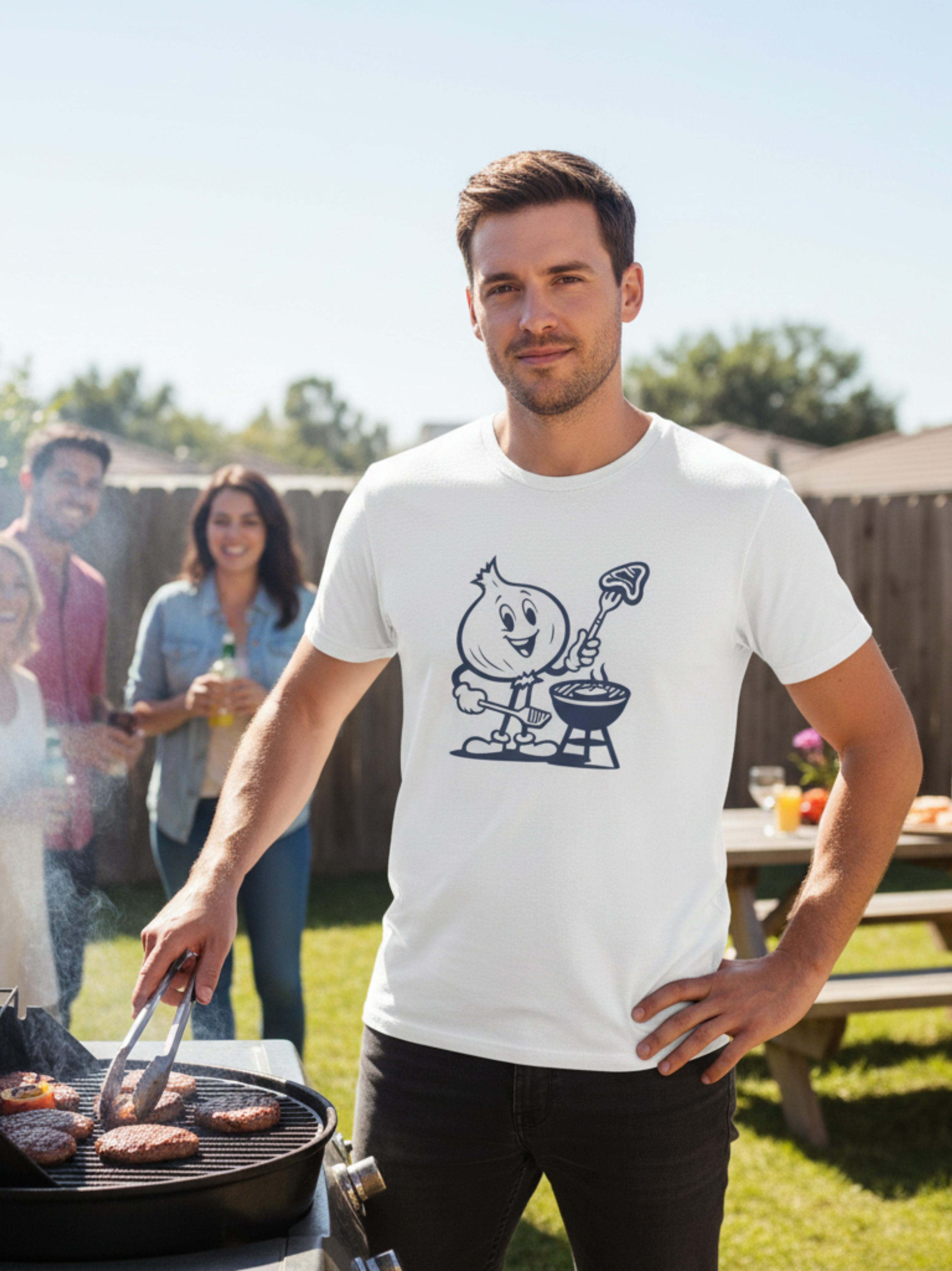 Silly Onion BBQ Tee – Funny Foodie Shirt for Grill Lovers