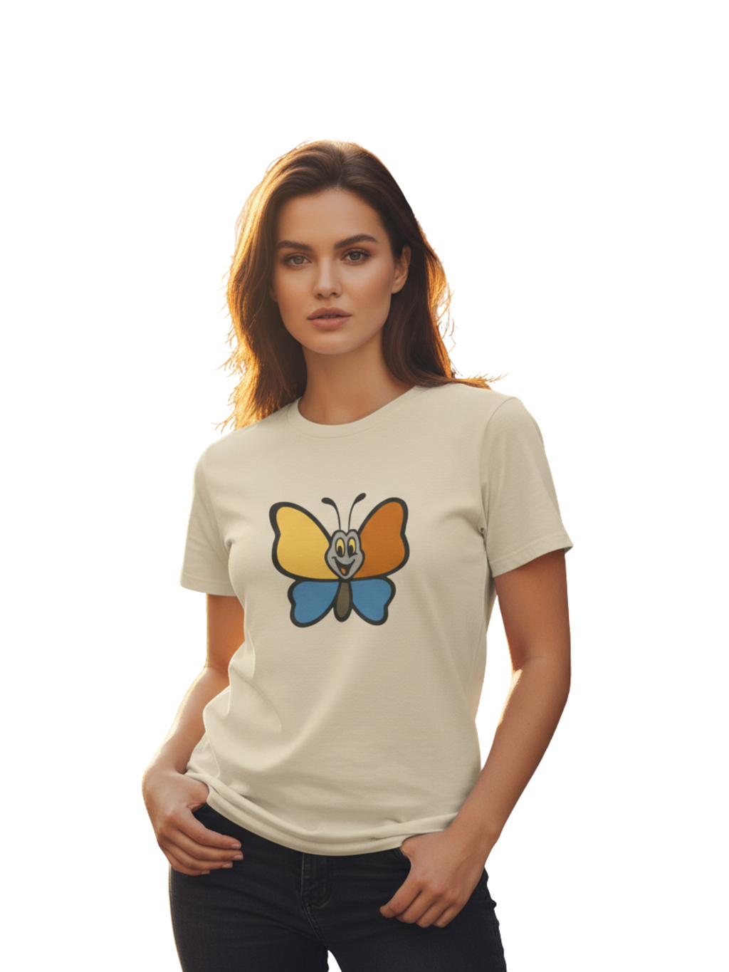 Butterfly Graphic Tee – Cute Nature-Inspired Shirt for Everyday Wear