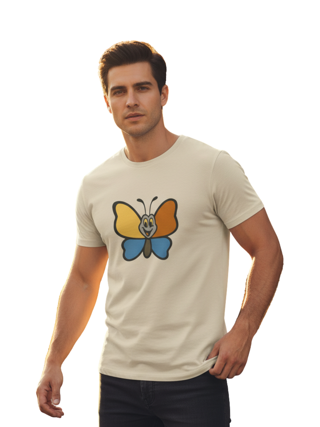 Butterfly Graphic Tee – Cute Nature-Inspired Shirt for Everyday Wear