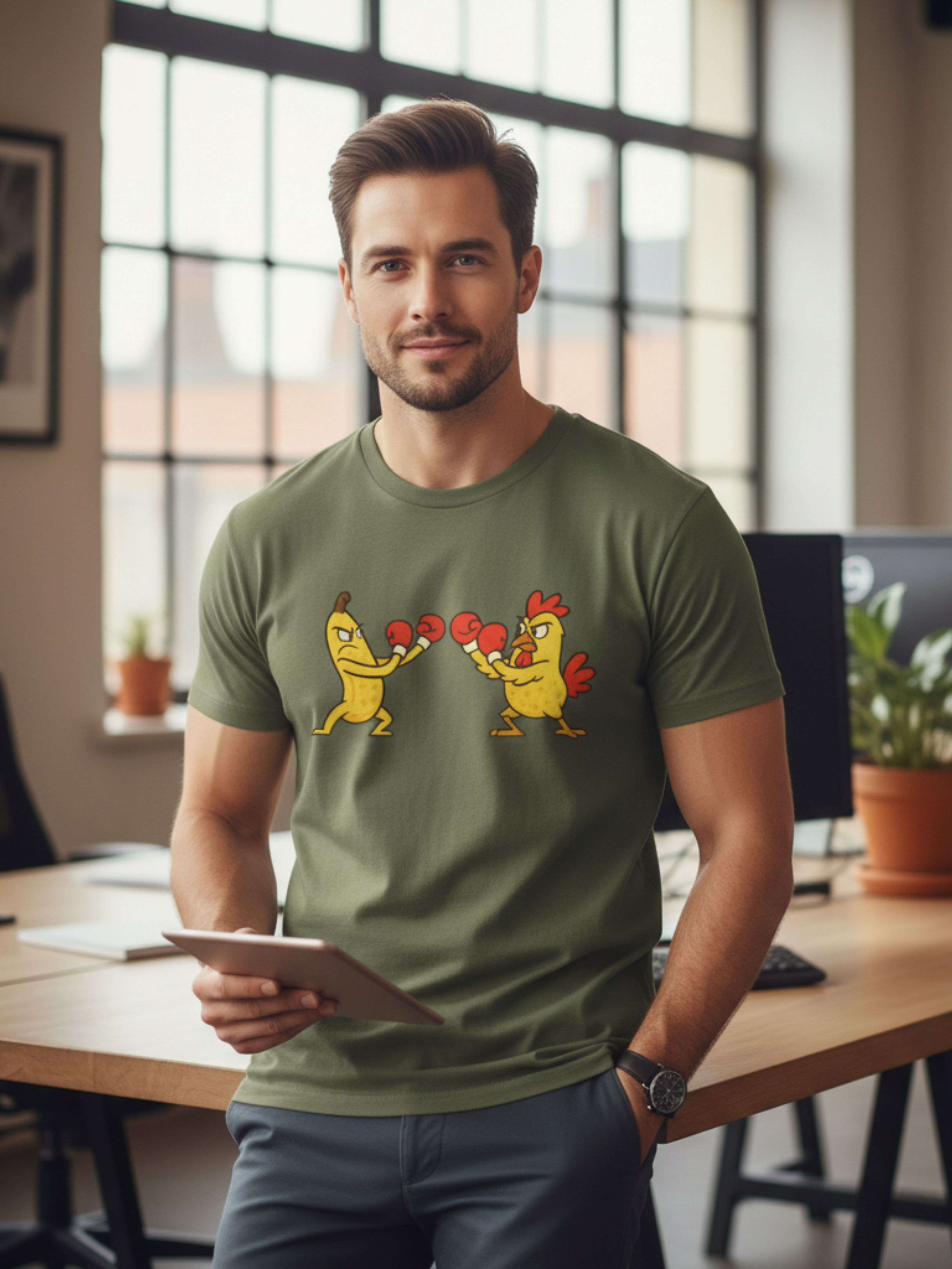 Chicken Banana Tee – Quirky Fun Shirt for Animal Lovers