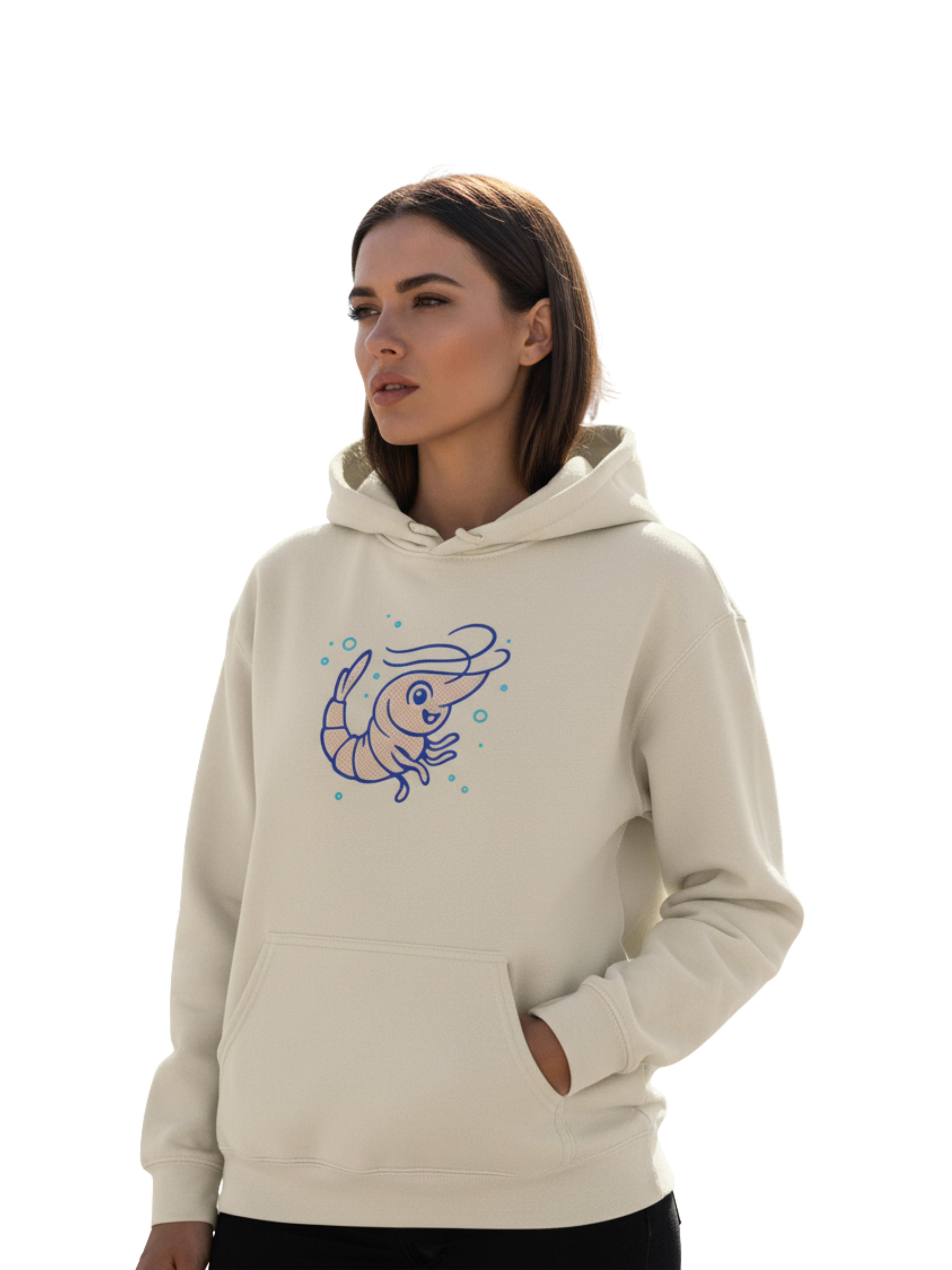 Playful Shrimp Hoodie – Fun, Cozy Sweatshirt for Everyday Style