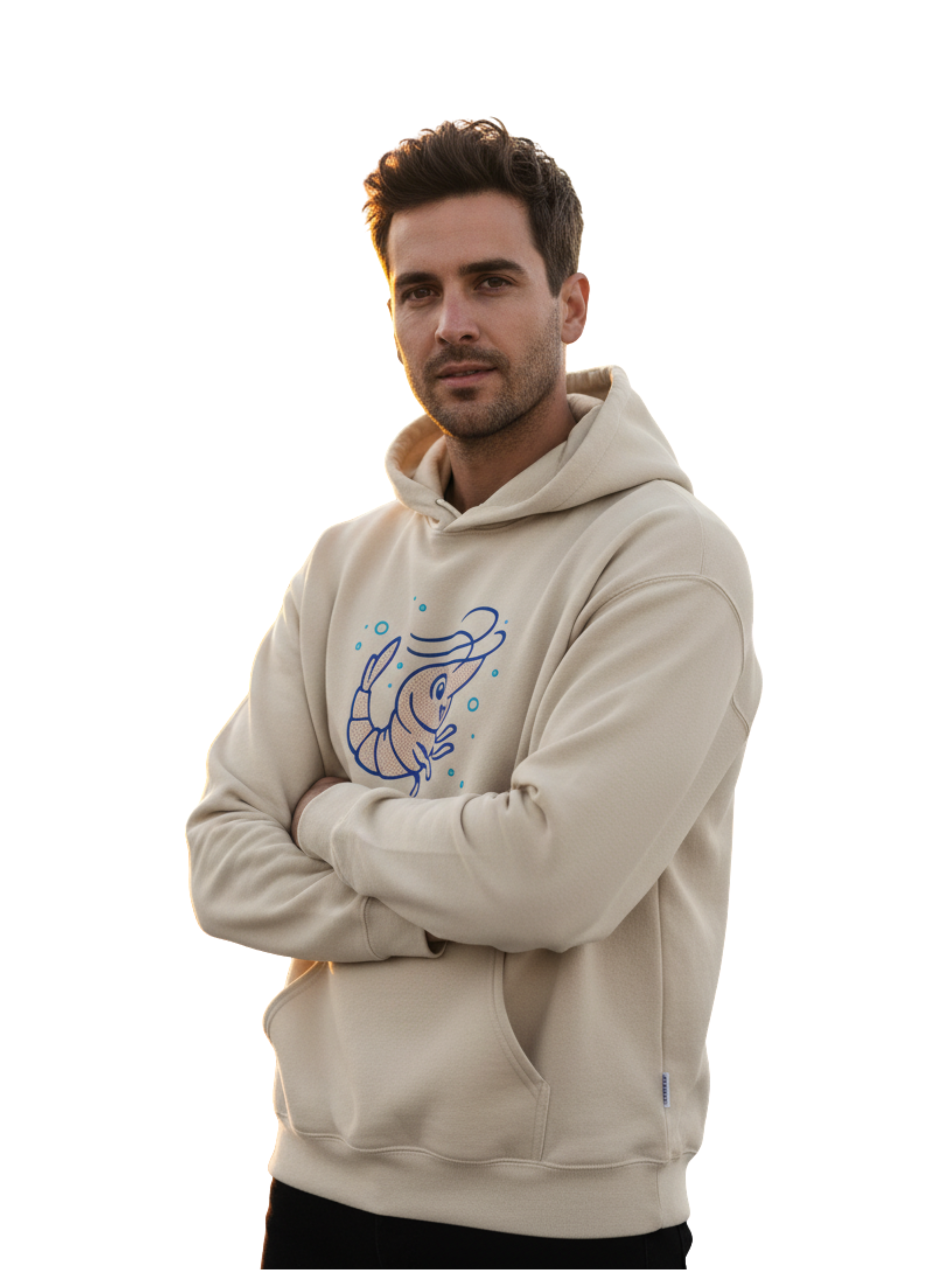 Playful Shrimp Hoodie – Fun, Cozy Sweatshirt for Everyday Style