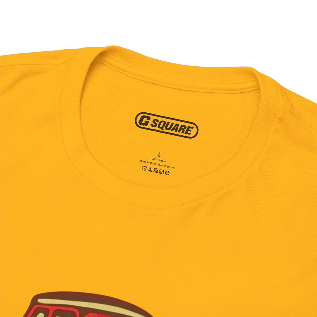 Retro Mini Red Car Tee – Heavy Cotton Style for Classic Car Lovers