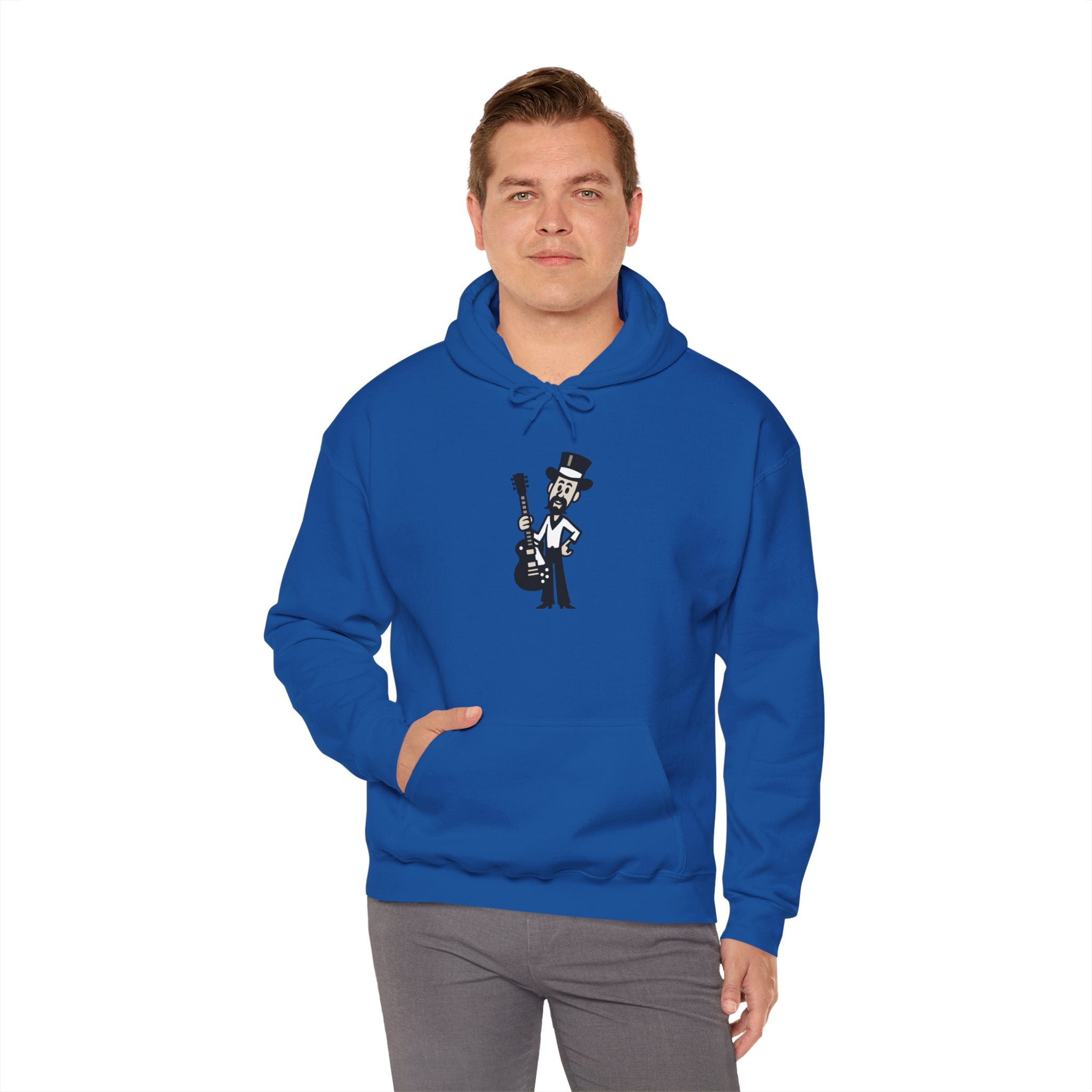 Rock Star Unisex Hooded Sweatshirt, Music Lover Gift, Graphic Hoodie, Casual Streetwear, Perfect for Concerts, Gift for Him
