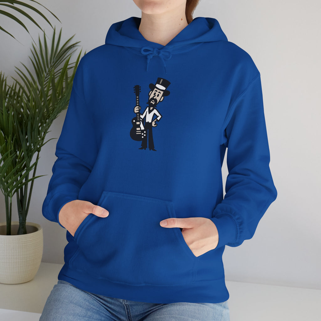 Rock Star Unisex Hooded Sweatshirt, Music Lover Gift, Graphic Hoodie, Casual Streetwear, Perfect for Concerts, Gift for Him