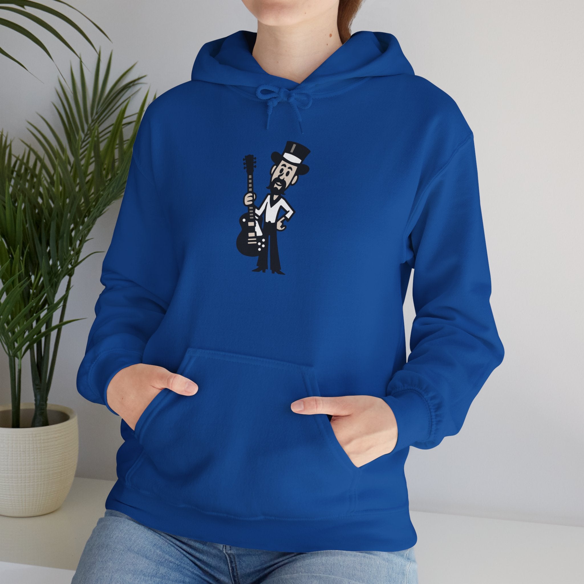 Rock Star Unisex Hooded Sweatshirt, Music Lover Gift, Graphic Hoodie, Casual Streetwear, Perfect for Concerts, Gift for Him