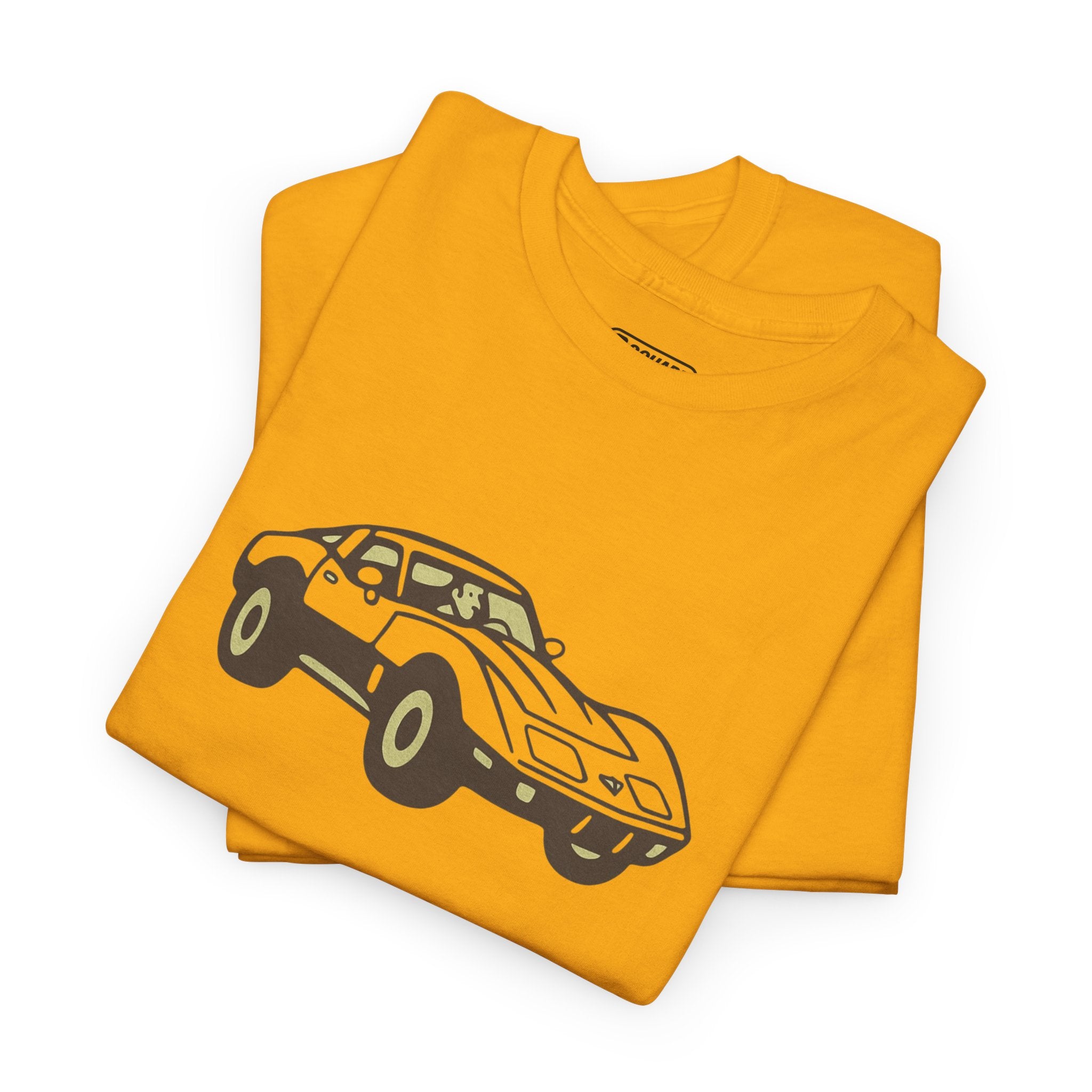 Golden Ride Vintage Car Tee