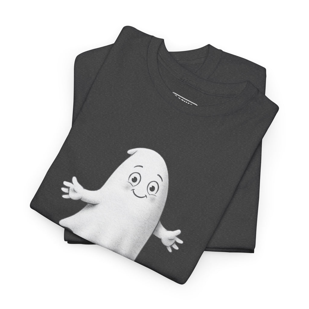 Adorable Ghost Tee – Cute & Spooky Halloween Shirt for All Ages