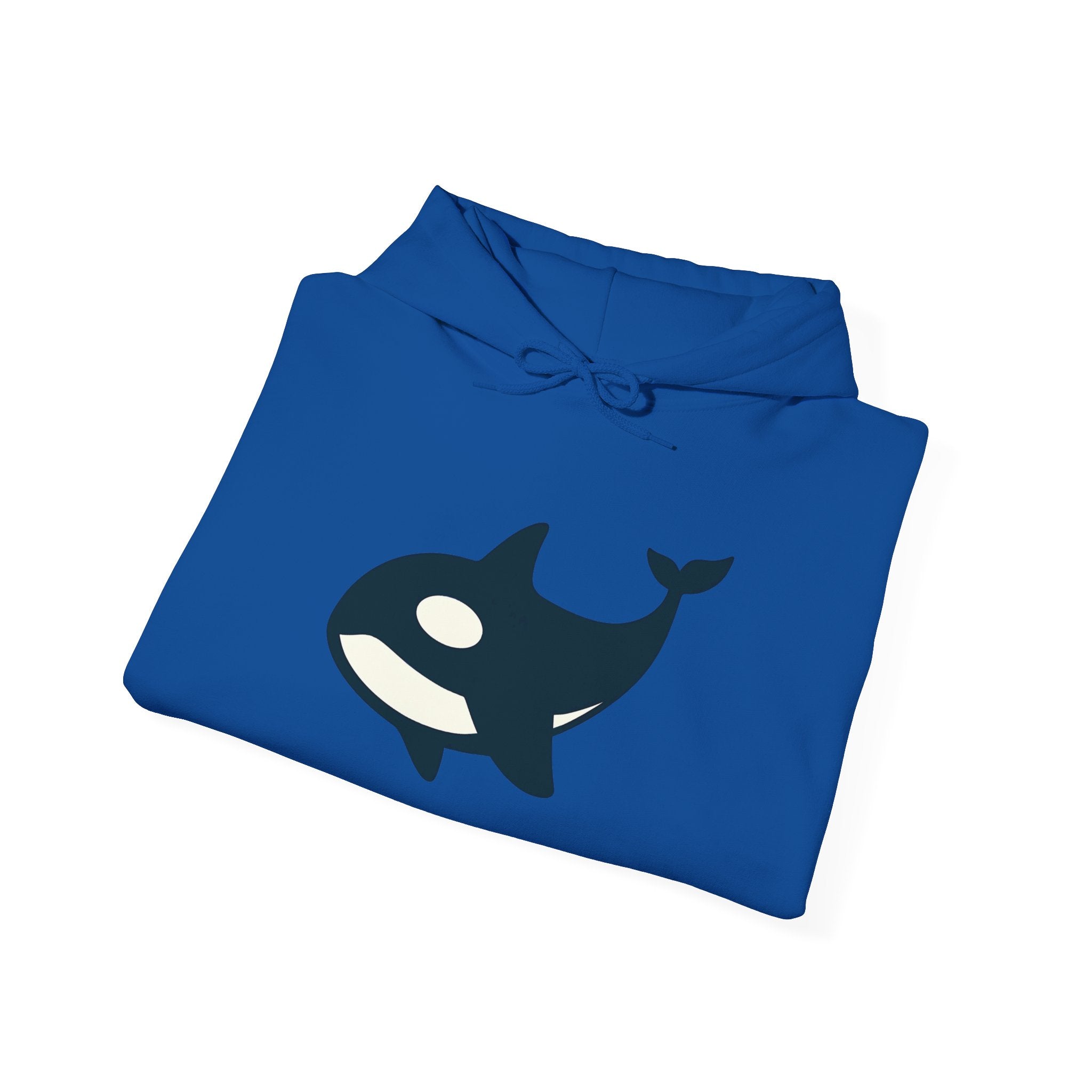 Orca Whale Hoodie, Cozy Unisex Sweatshirt, Ocean Lover Gift, Unique Whale Design, Casual Wear for Sea Enthusiasts