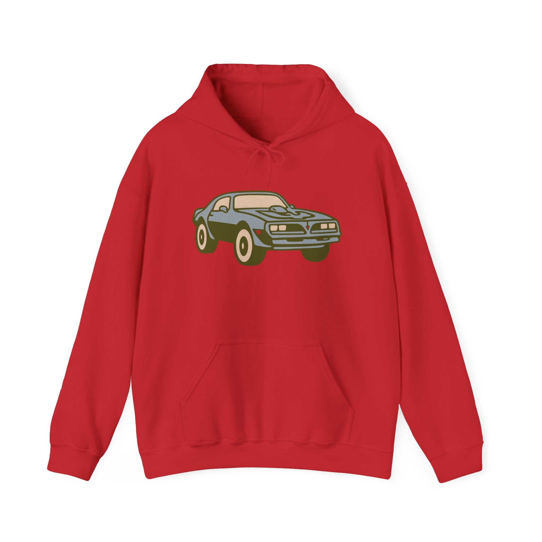 Retro Car Graphic Hoodie – Cozy Unisex Sweatshirt for Auto Enthusiasts, Gift for Him/Her, Birthday, Christmas, Casual Wear