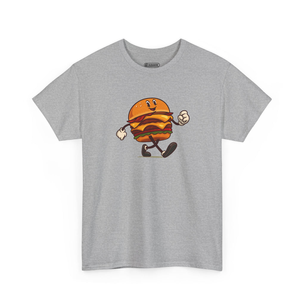 Cheerful Burger Tee – Fun Foodie Style for Grill Lovers