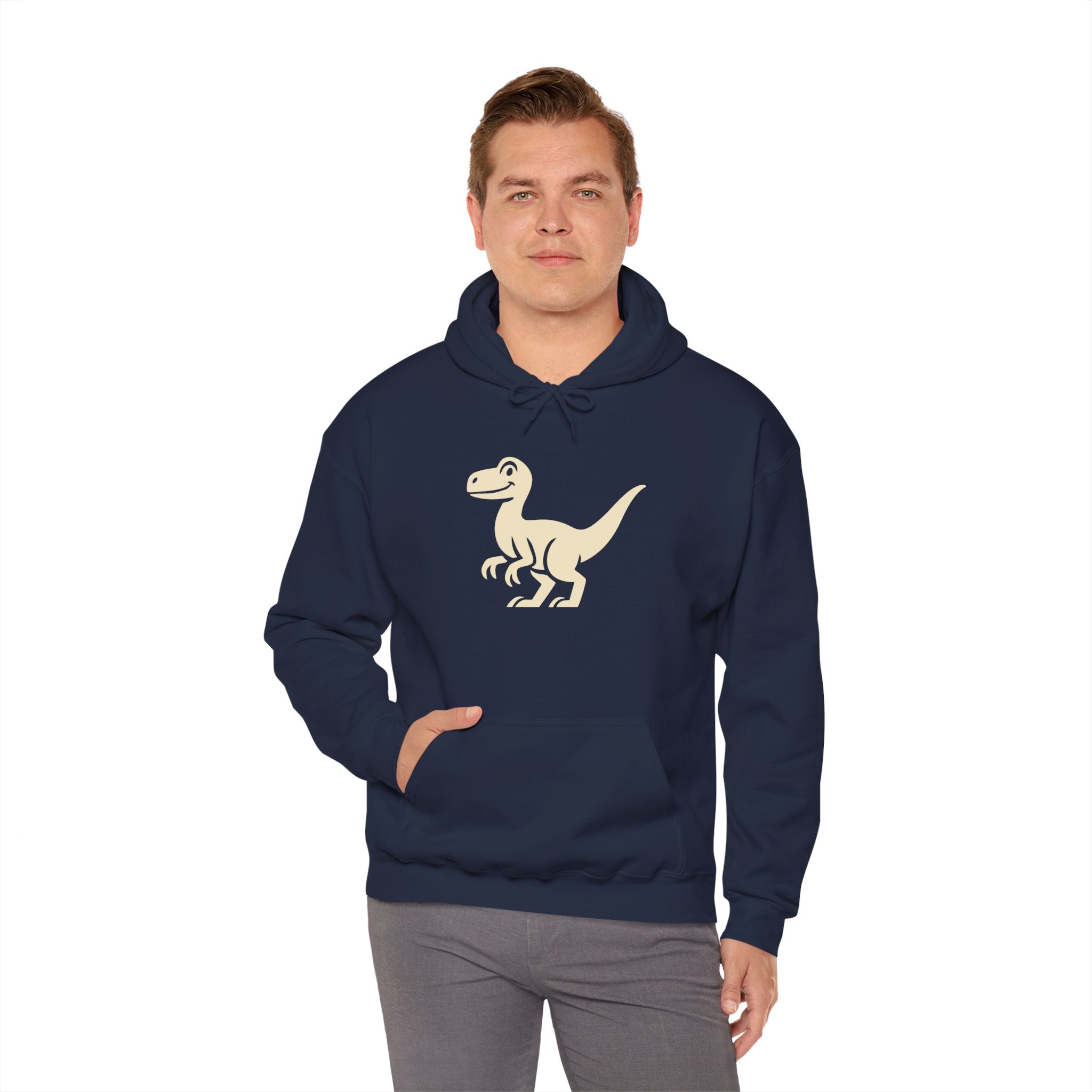 Dinosaur Hoodie for Kids, Cute Dino Sweatshirt, Unisex Heavy Blend, Cozy Gift for Jurassic Fans, Ideal for Birthdays and Holidays