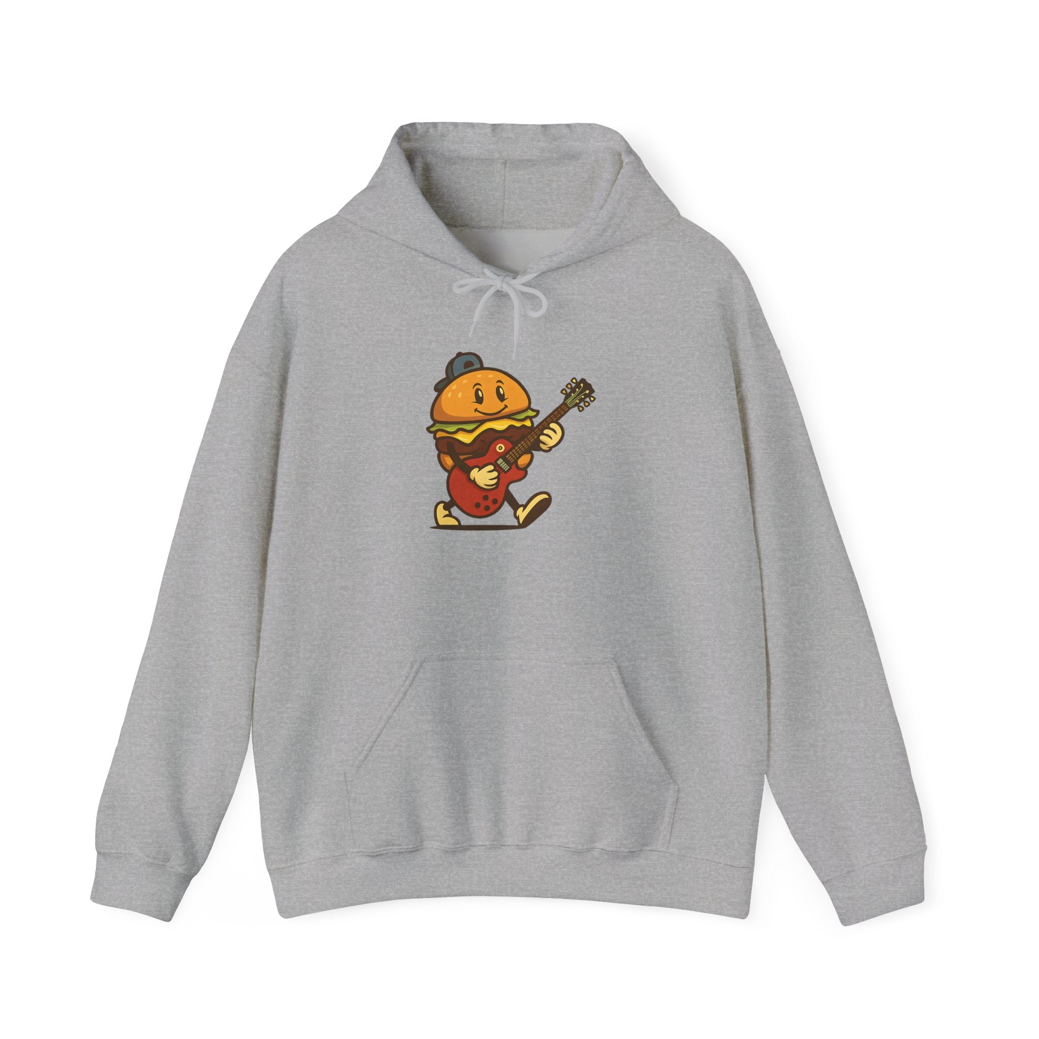 Playful Cartoon Musician Hoodie, Cozy Unisex Sweatshirt, Fun Gift for Music Lovers, Casual Wear, Perfect for Birthdays & Holidays