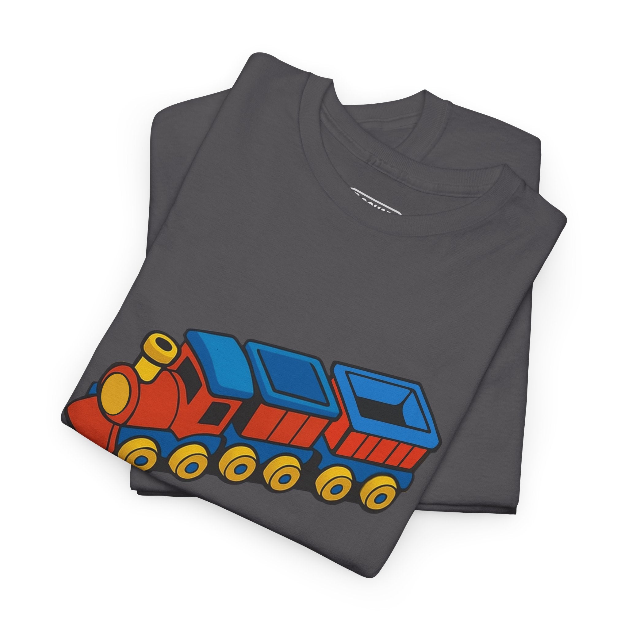 Train Adventure Tee – Heavy Cotton Comfort for Kids & Adults
