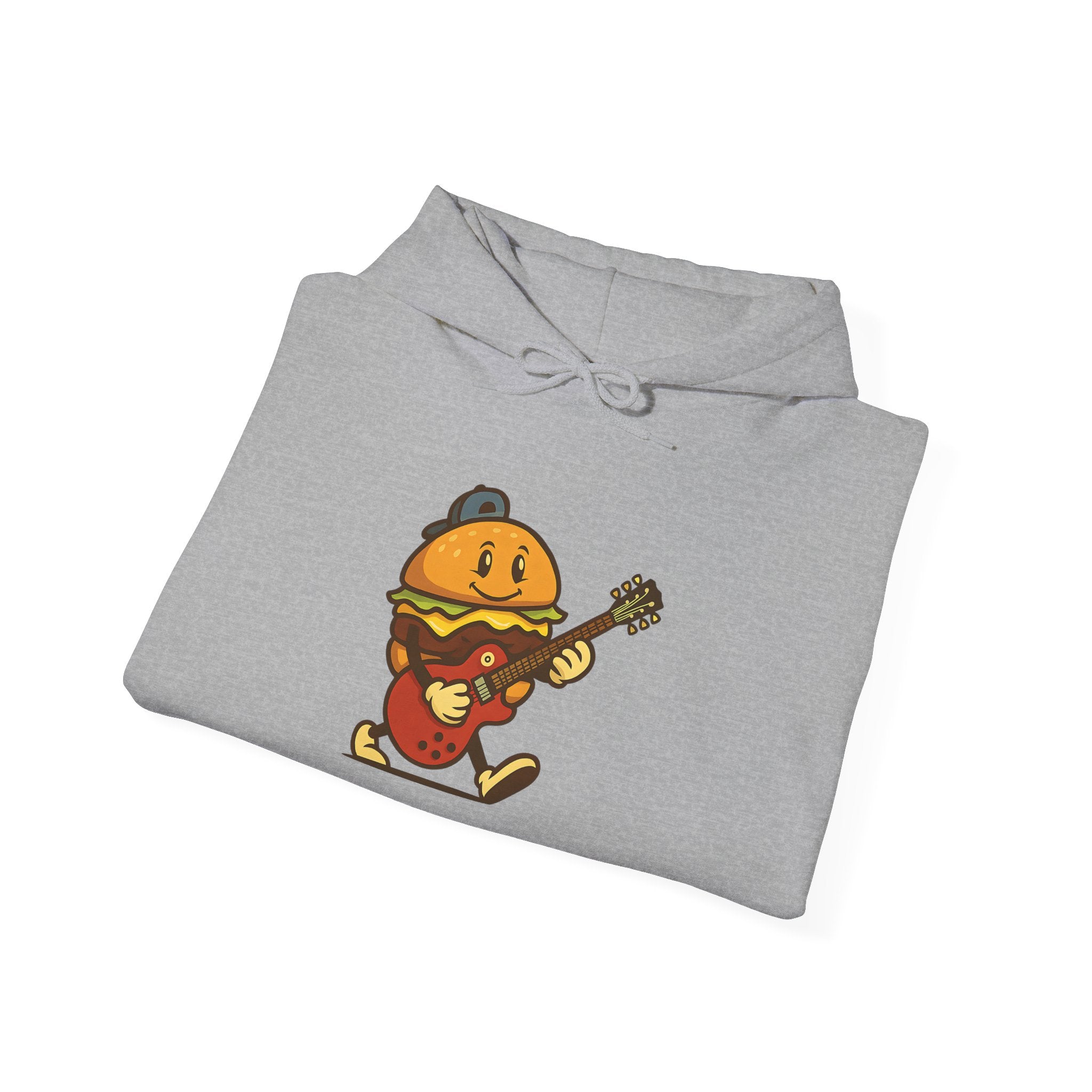 Playful Cartoon Musician Hoodie, Cozy Unisex Sweatshirt, Fun Gift for Music Lovers, Casual Wear, Perfect for Birthdays & Holidays