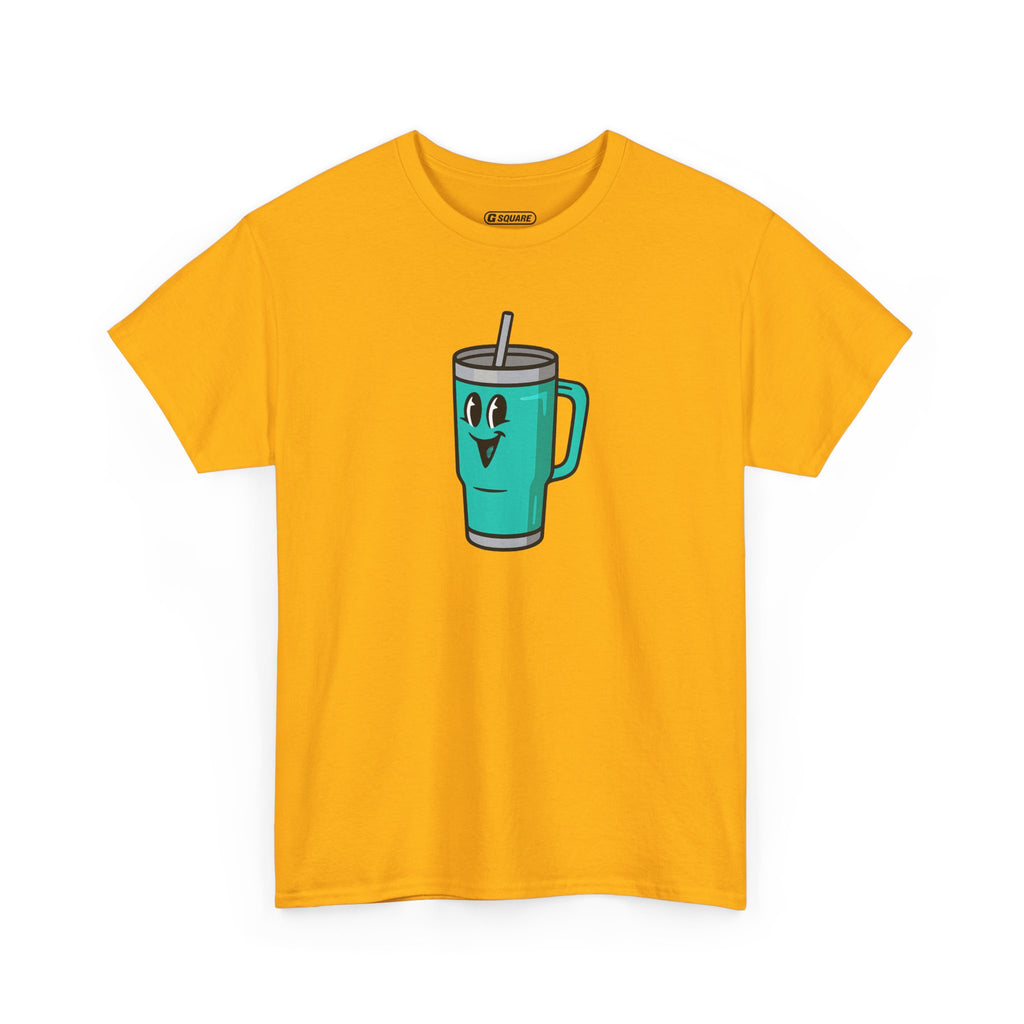 Cartoon Drink Tee – Fun Graphic Style for Coffee & Drink Lovers